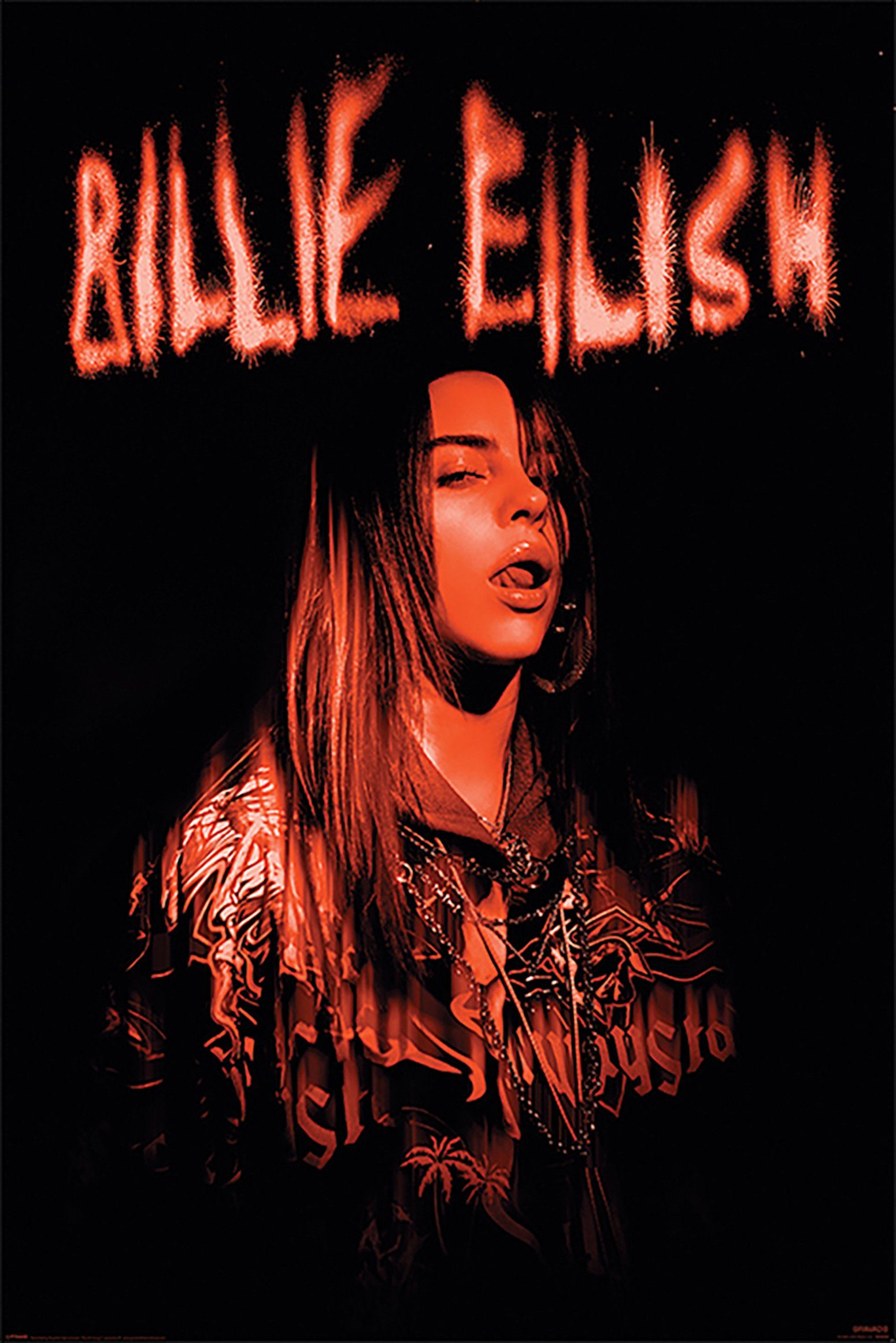 PYRAMID Poster Billie Eilish Poster Sparks günstig online kaufen