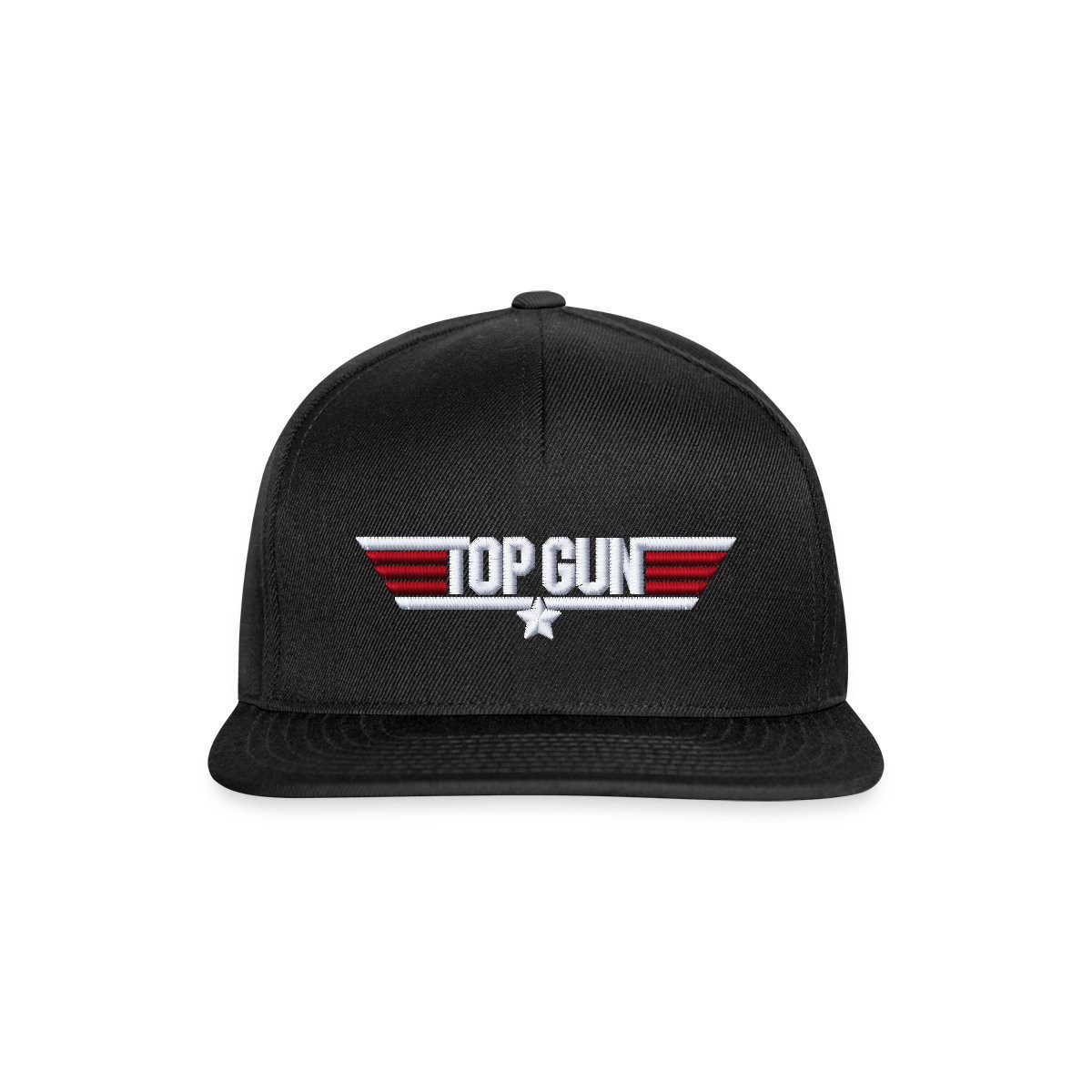 Snapback Cap Top Gun Logo Stick Snapback Cap