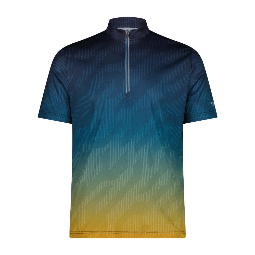 CMP T-Shirt CMP Radshirt für Herren mit durchgehendem Reißverschluss