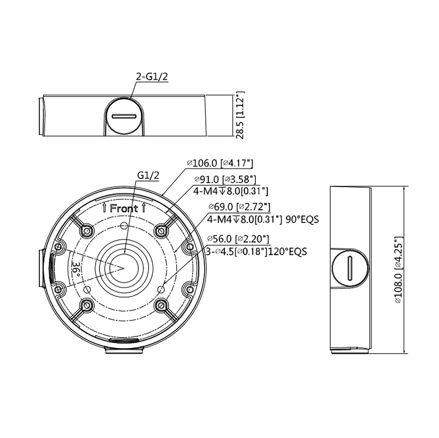 LUPUS ELECTRONICS Montagebox Type D Smart-Home-Zubehör