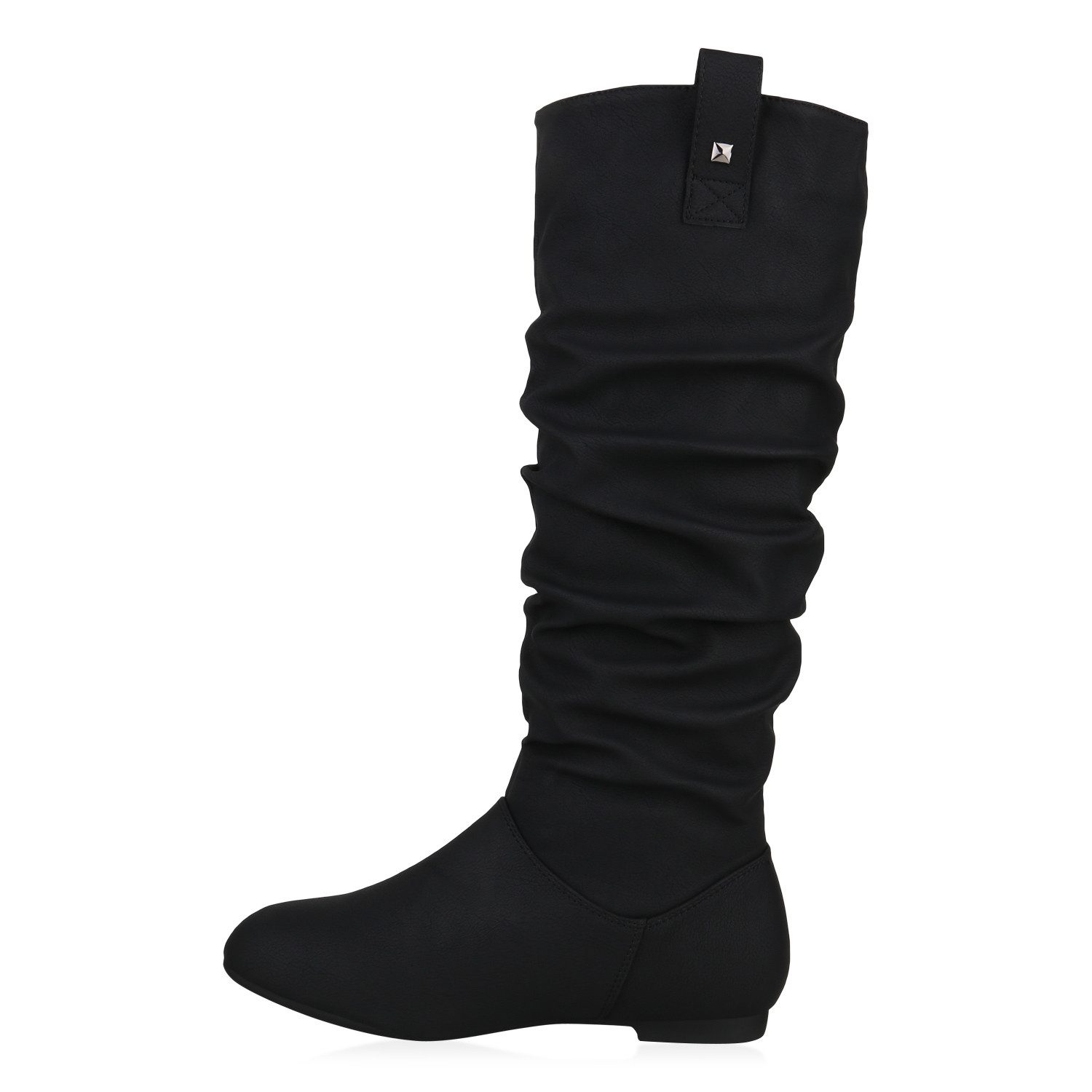 VAN HILL 820242 Schlupfstiefel Damen Stiefel Caroline Schlupfstiefel mit Nieten Warm gefüttert – Bild 2 von 3
