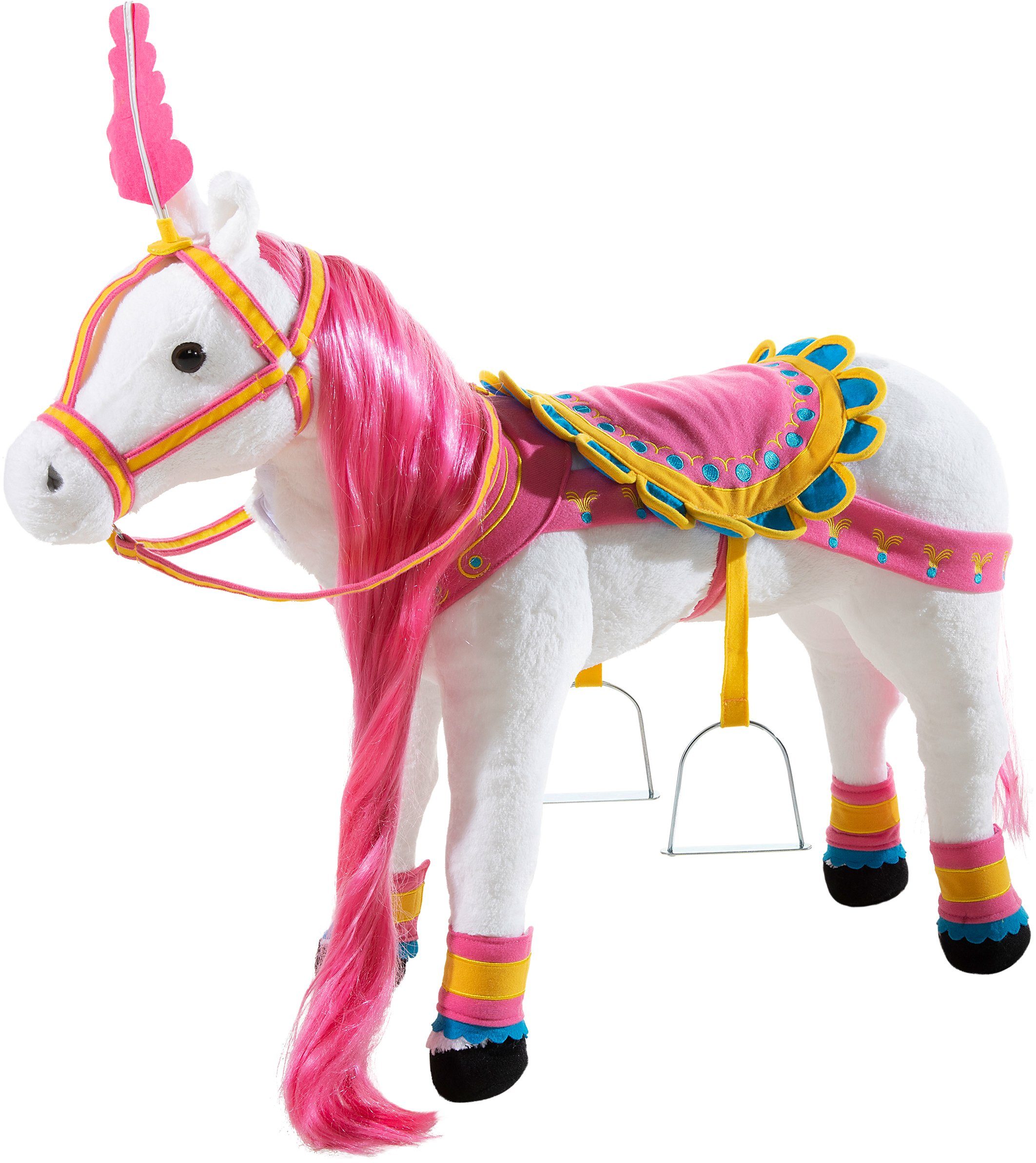 Image of Heunec® Kuscheltier »Karussellpferd weiß mit Sound«