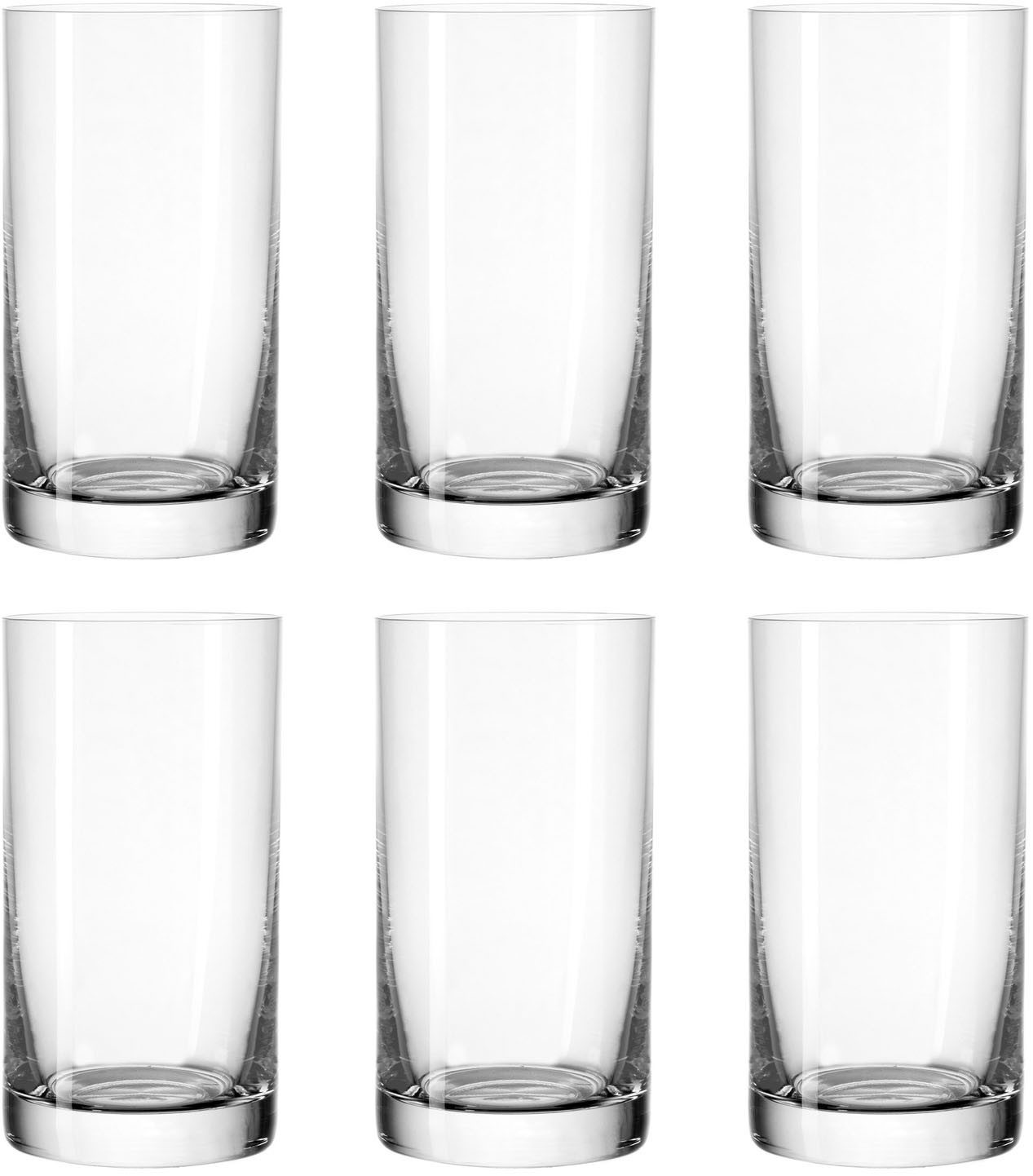 LEONARDO Gläser-Set EASY+, 6-tlg., Kristallglas, 260 ml, 6-teilig