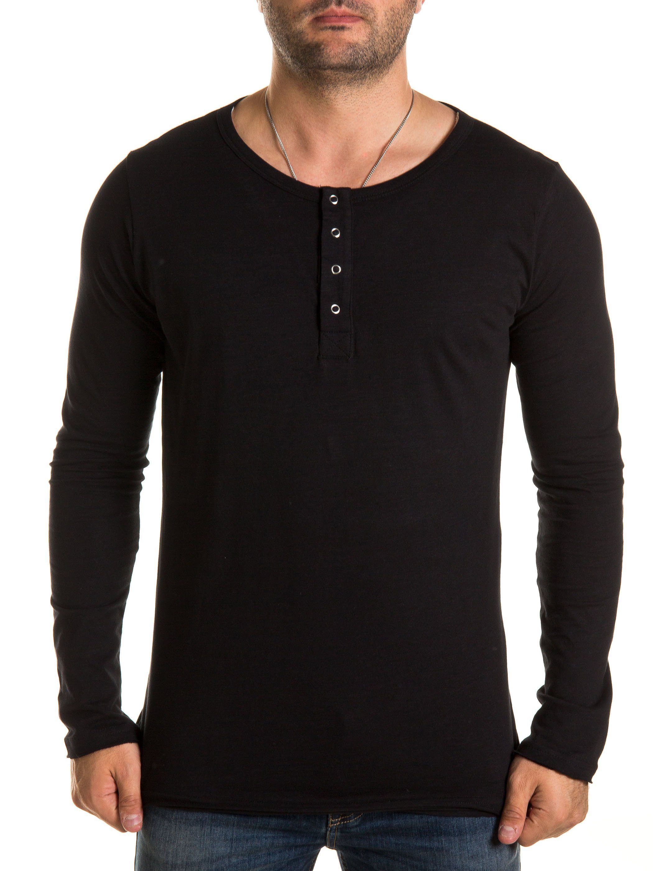WOTEGA Langarmshirt WOTEGA - V-Neck Double günstig online kaufen