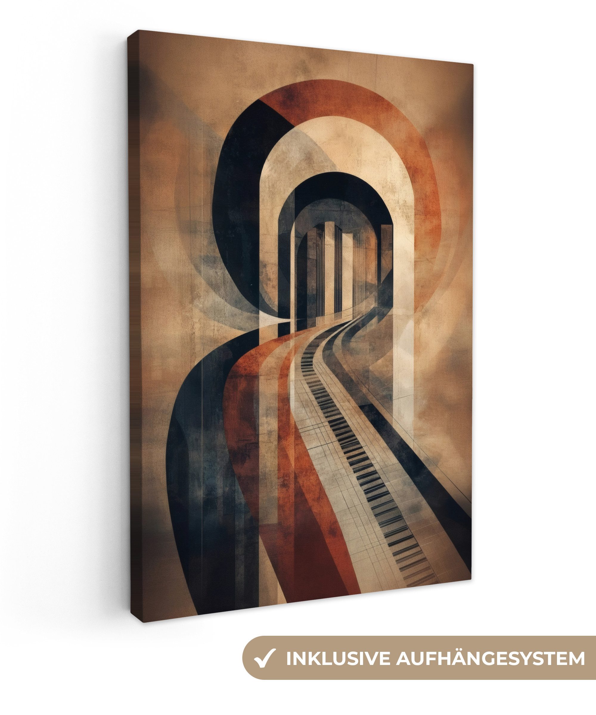 OneMillionCanvasses® Leinwandbild Klavier - Keyboards - günstig online kaufen