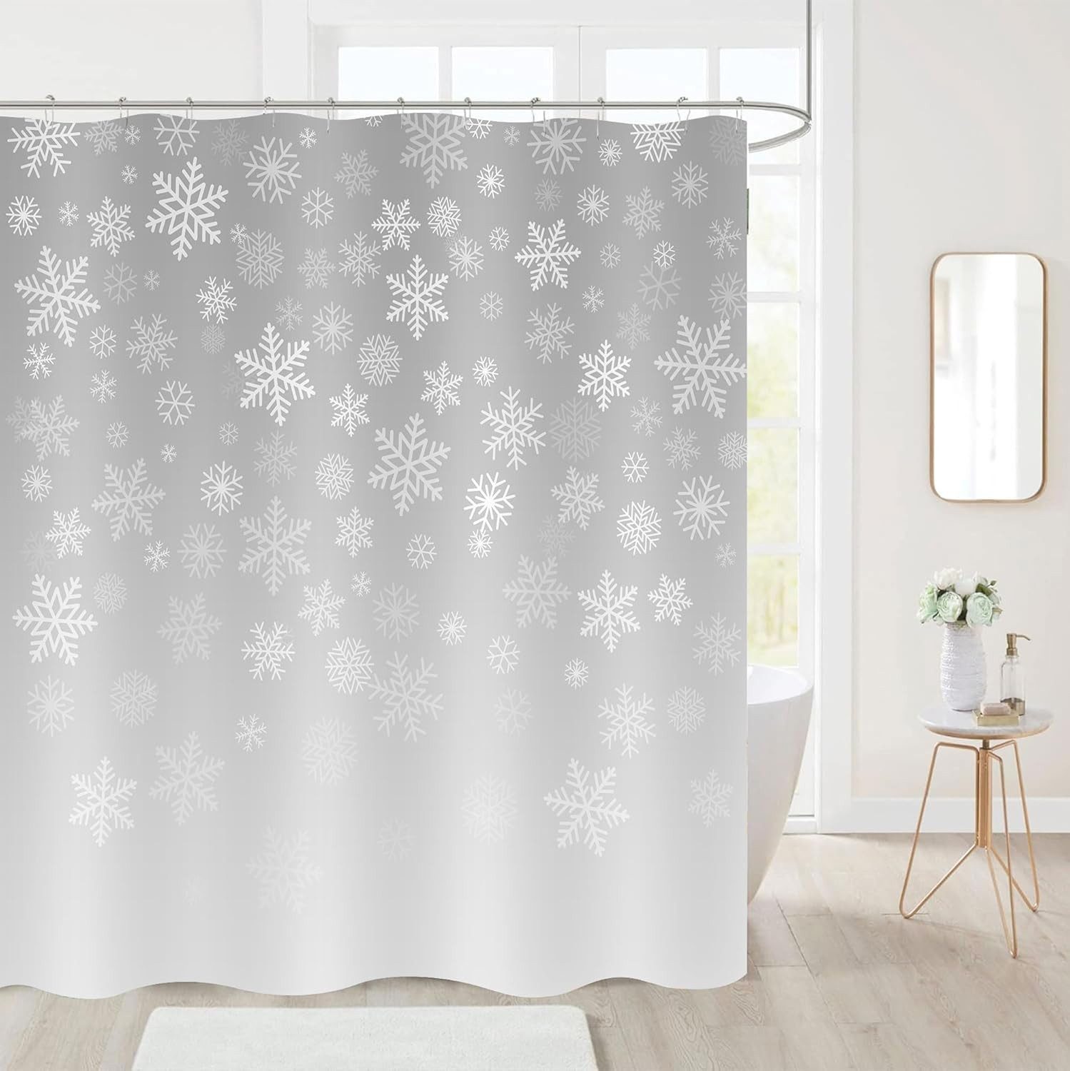 M&W DAS DESIGN Duschvorhang 180x200 Anti schimmel Waschbar Lustig Breite 180 cm