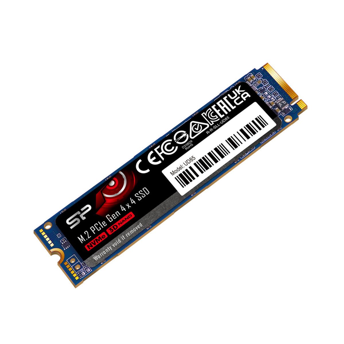 SILICON POWER interne HDD-Festplatte, Festplatte Silicon Power UD85 500 GB SSD M.2