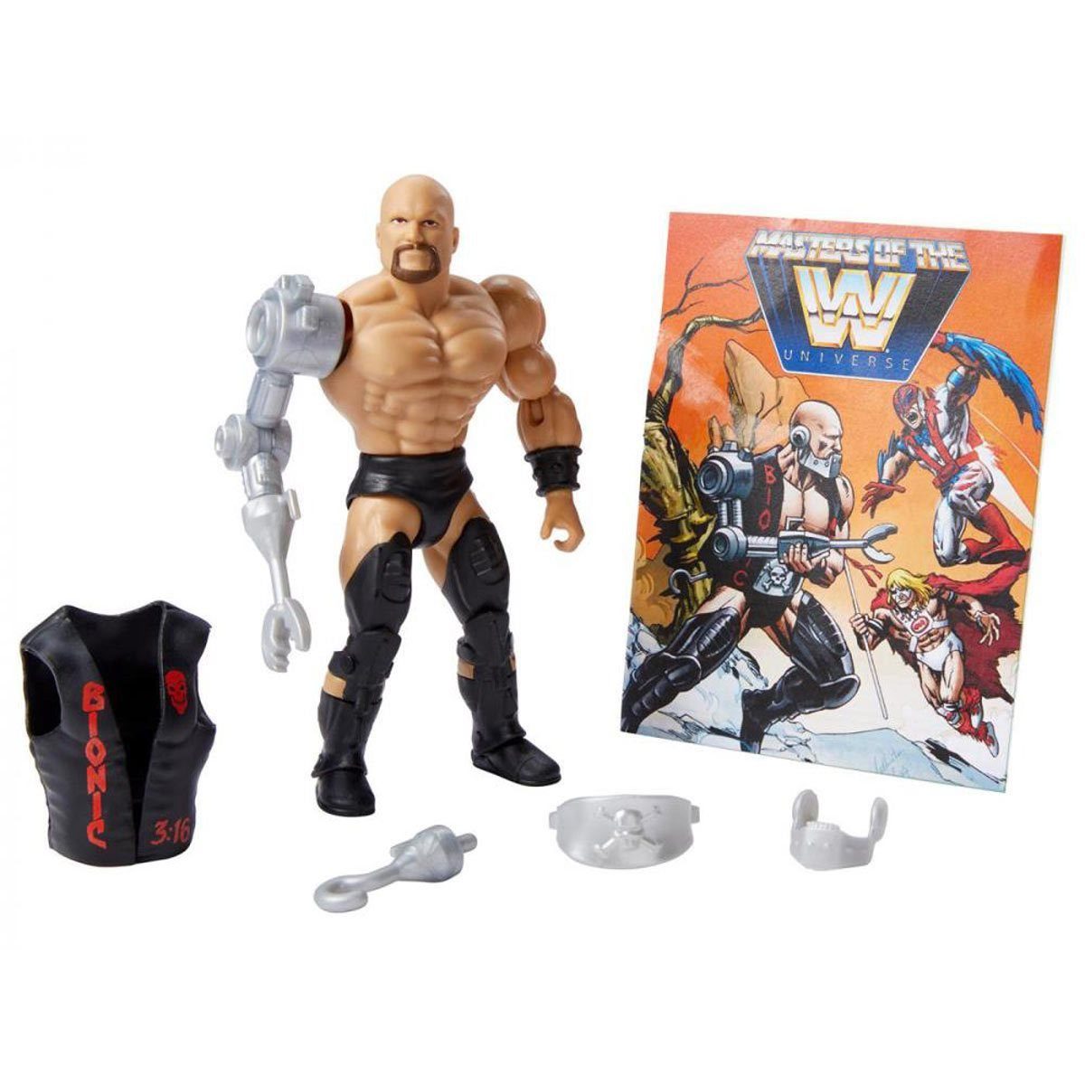 Mattel® Actionfigur WWE Masters of the WWE Universe Stone Cold Steve Austin Actionfigur