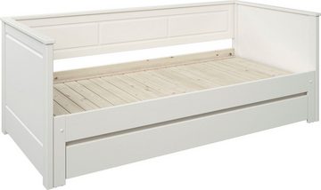 Lüttenhütt Funktionsbett " ERIK " BESTSELLER! Zertifiziertes Massivholz, Daybed, zweiter Schlafplatz ausziehbar, Schublade optional