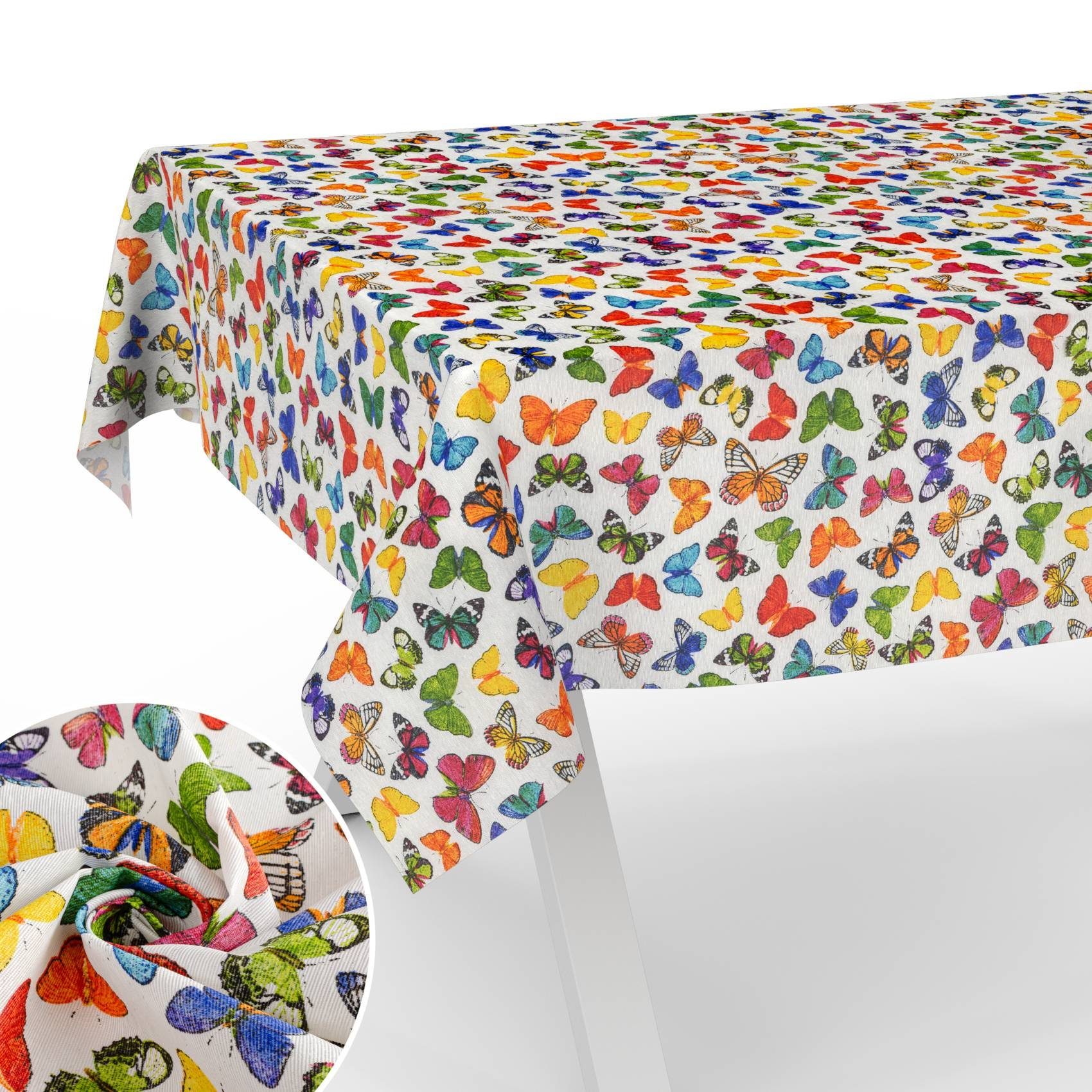 ANRO Tischdecke mit feinem Ästhetik Motiv günstig online kaufen