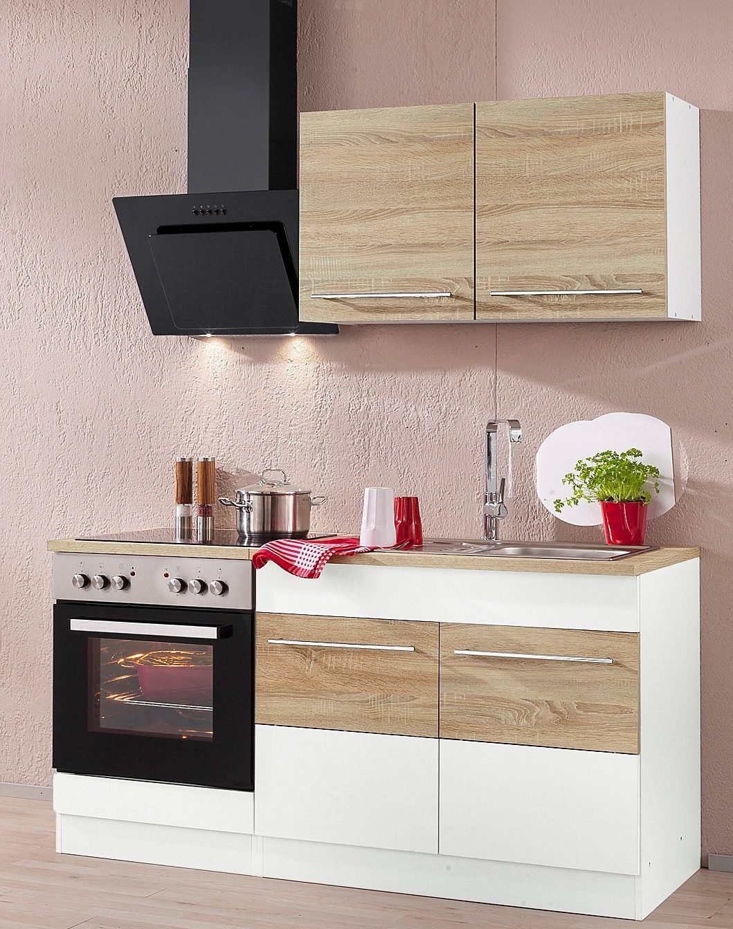 KOCHSTATION Küchenzeile KS-Trient, Breite 160 cm, günstig online kaufen