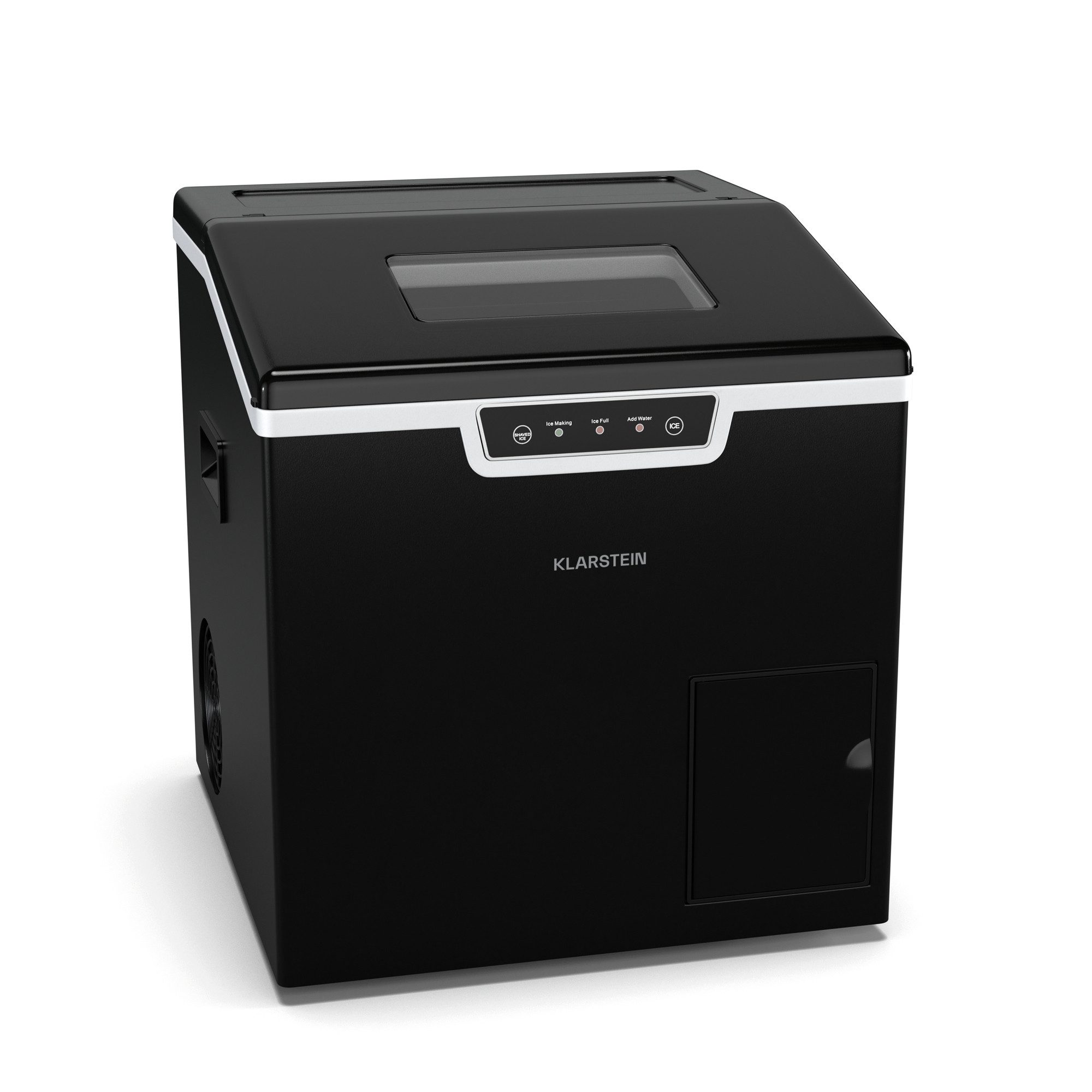 Klarstein Eiswürfelmaschine Icefestival Cube, Eiswürfelbereiter Elektrisch Ice maker 20kg /Tag 1,8 L LED