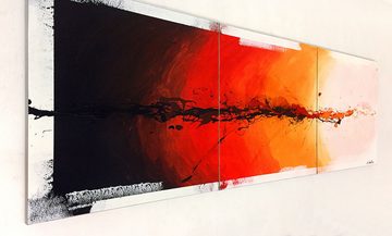 WandbilderXXL XXL-Wandbild Wildfire 210 x 70 cm, Abstraktes Gemälde, handgemaltes Unikat
