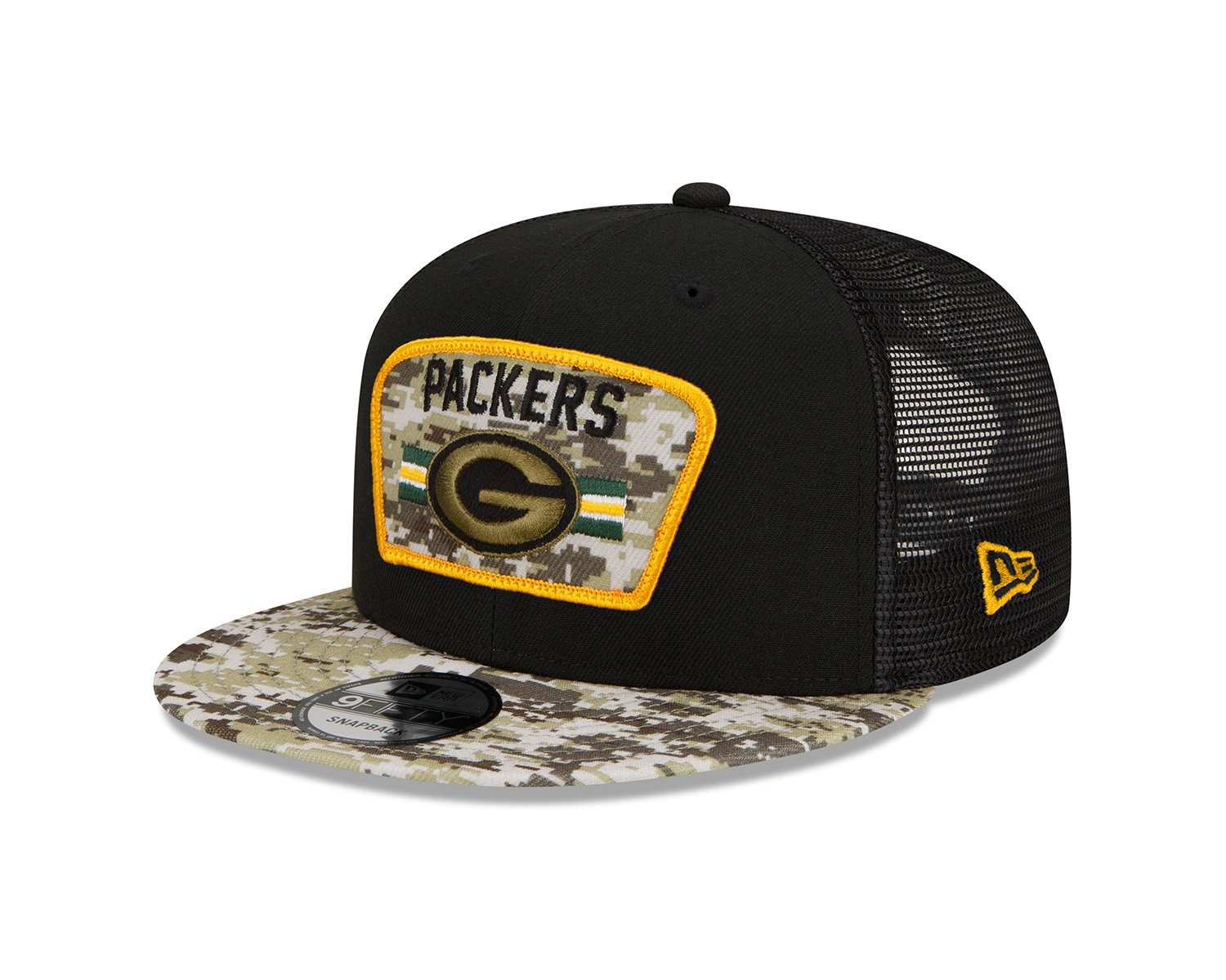 New Era Snapback Cap 9FIFTY Cap Salute To Service 950 Green Bay Packers