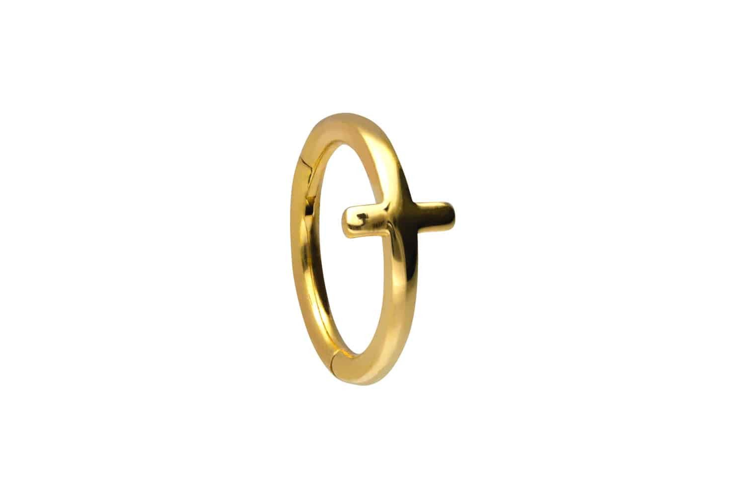 Nasenpiercing Chirurgenstahl Segmentring Clicker KREUZ Ohrpiercing Septum Nase