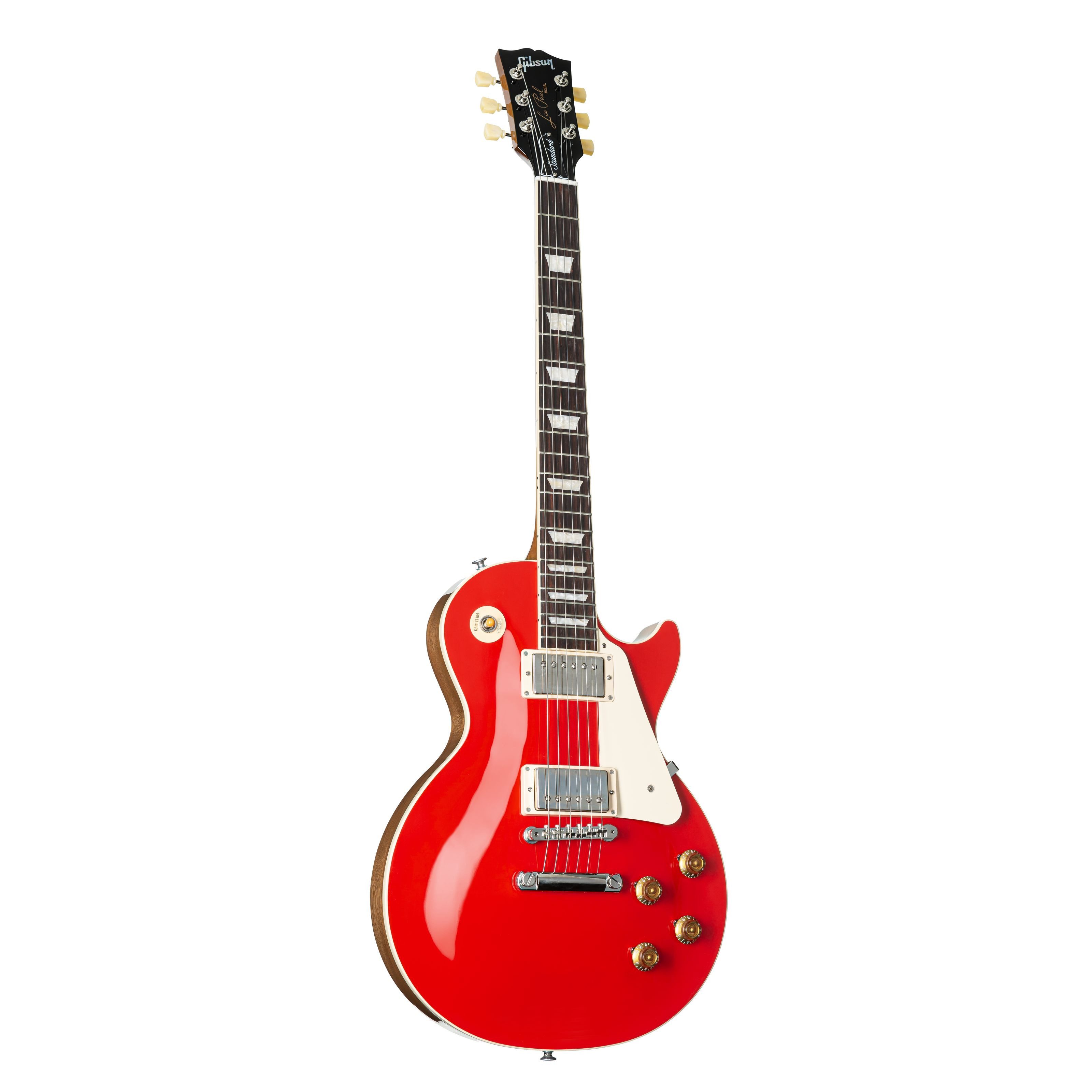 Gibson E-Gitarre, E-Gitarren, Single Cut Modelle, Les Paul Standard '50s Plain Cardinal Red Top - Single Cut E-Gitarre