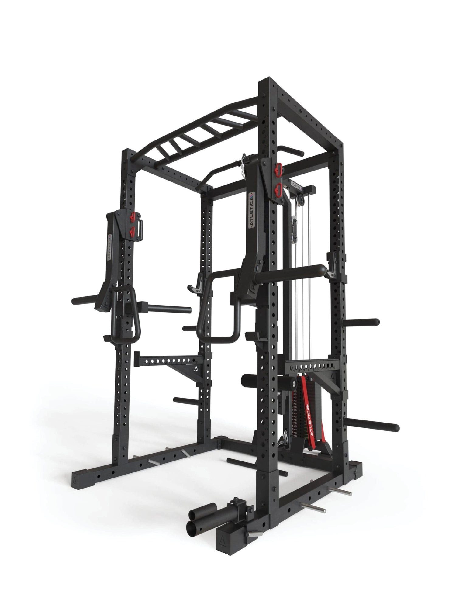 Power Rack R7-Stryker, 90kg oder 120kg. Latzug-/Ruderstation