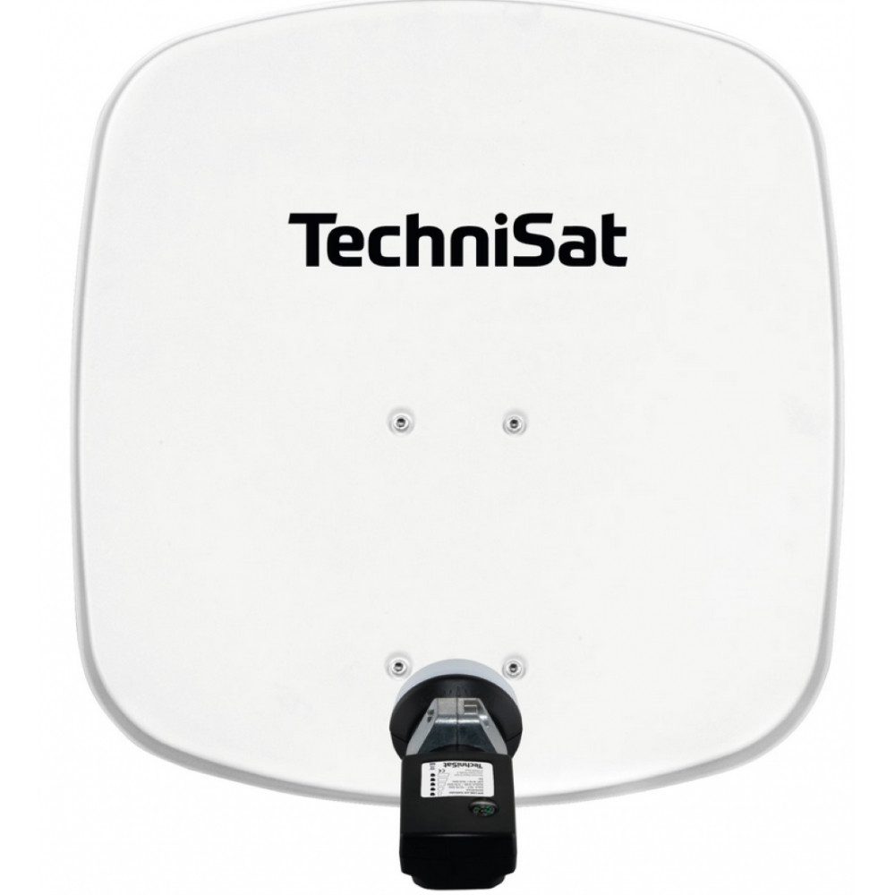 TechniSat DIGIDISH 45 + Single LNB - Parabolantenne - polarweiss Parabolantenne (45 cm)