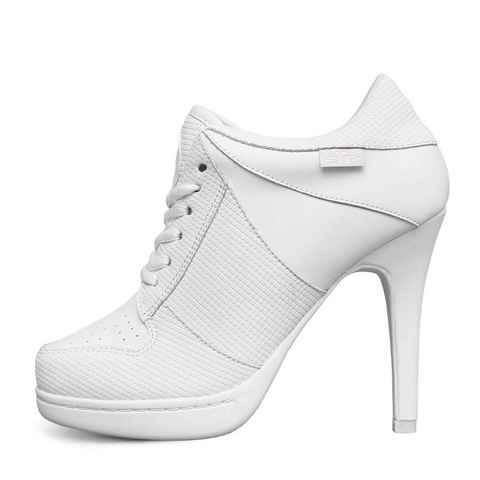 Missy Rockz SIMPLY WHITE just white High-Heel-Stiefelette Absatzhöhe: 8,5 cm