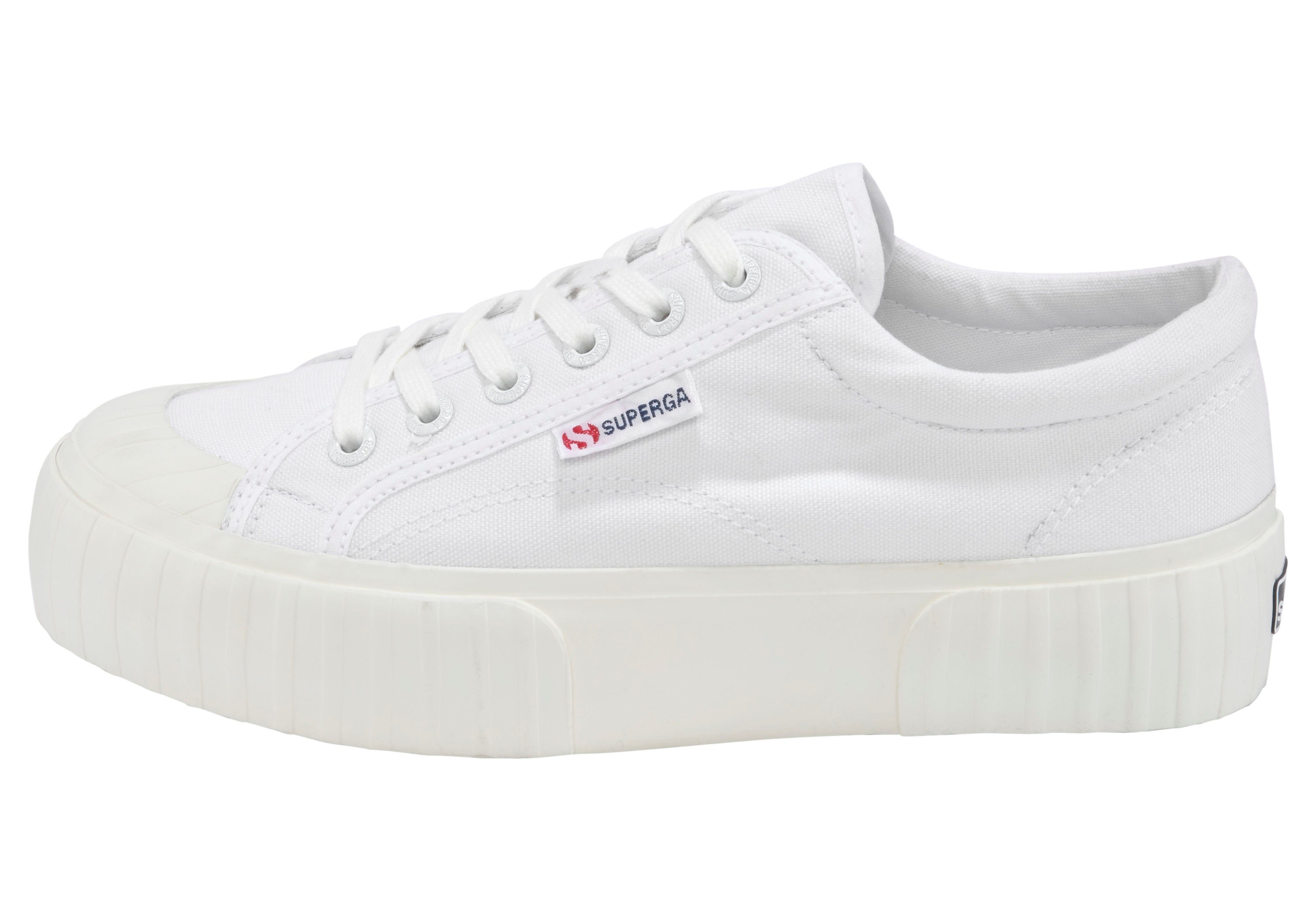 Superga Stripe Platform Plateausneaker