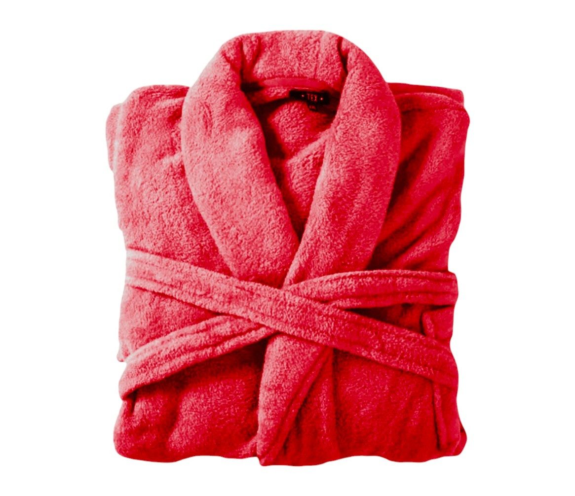 VewoTex Bademantel Bademantel flauschig » Saunamantel in Teddy-Plüsch Qualität, 100cm, Polyester, Taschen, Gürtel, » leichter/dünner Morgenmantel 100 cm lang » unisex