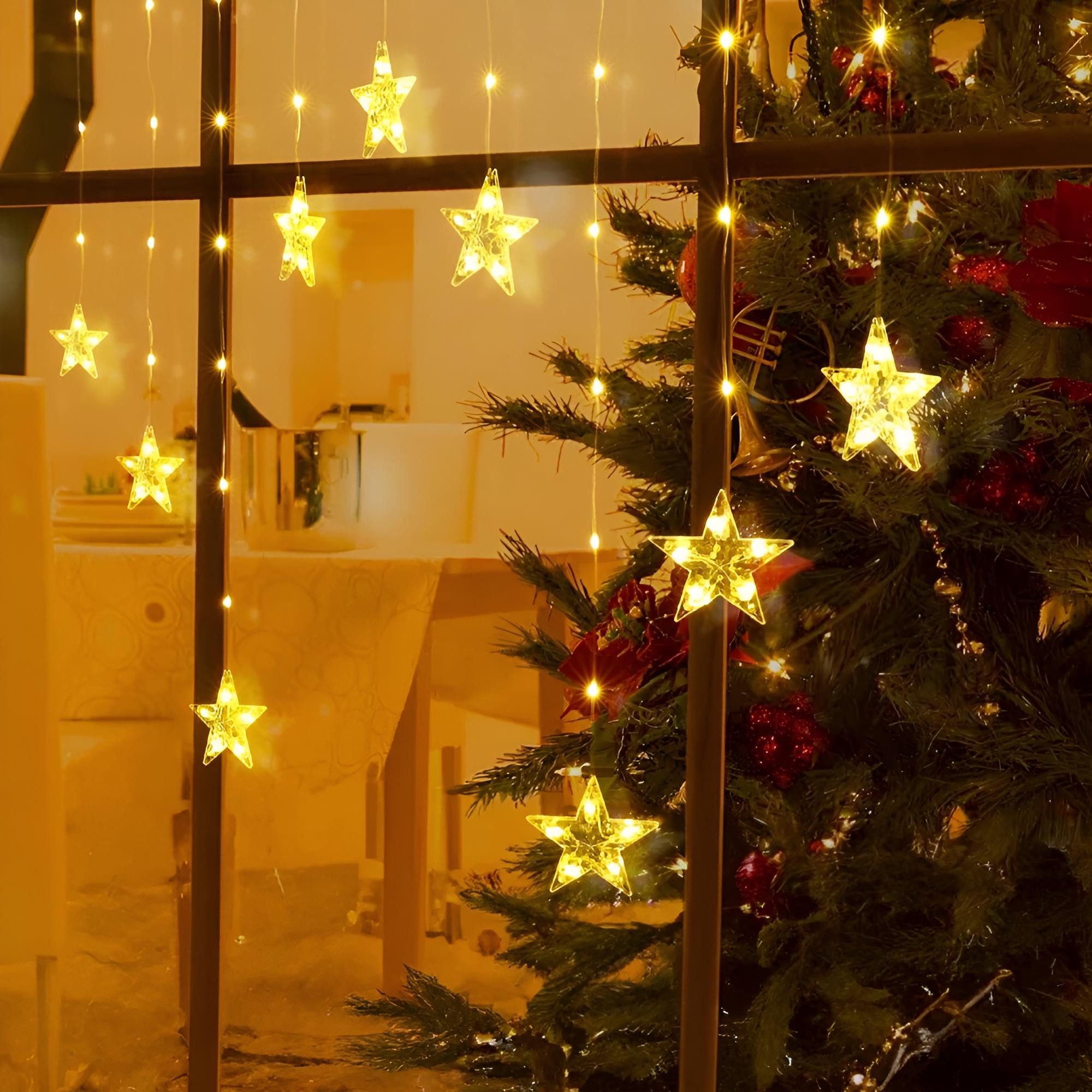 Diyarts LED-Lichternetz, 300-flammig, 15,75m Warm- & Kaltweiß Lichterkette günstig online kaufen