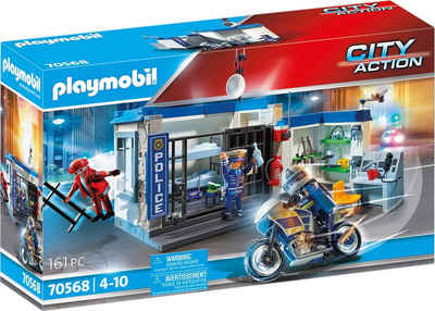 Playmobil® Konstruktions-Spielset »Polizei: Flucht aus dem Gefängnis (70568), City Action«, (161 St), Made in Germany