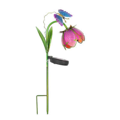 HTI-Living LED Solarleuchte Solarlampe Blume Soley, Gartenstecker