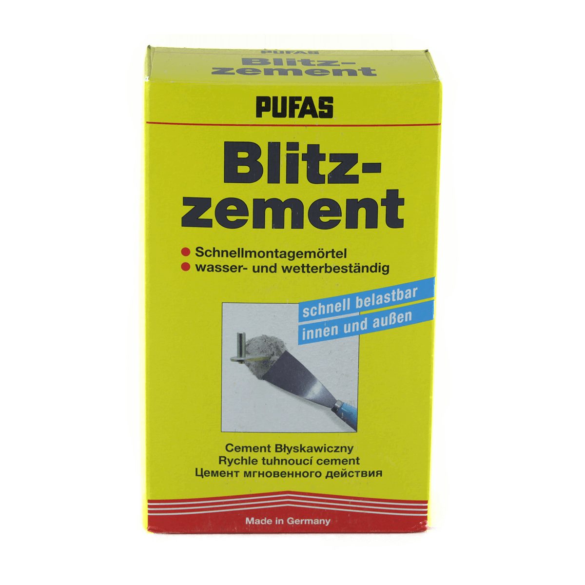 Pictolor Spachtelmasse PUFAS Blitzzement Schnellmontagemörtel günstig online kaufen