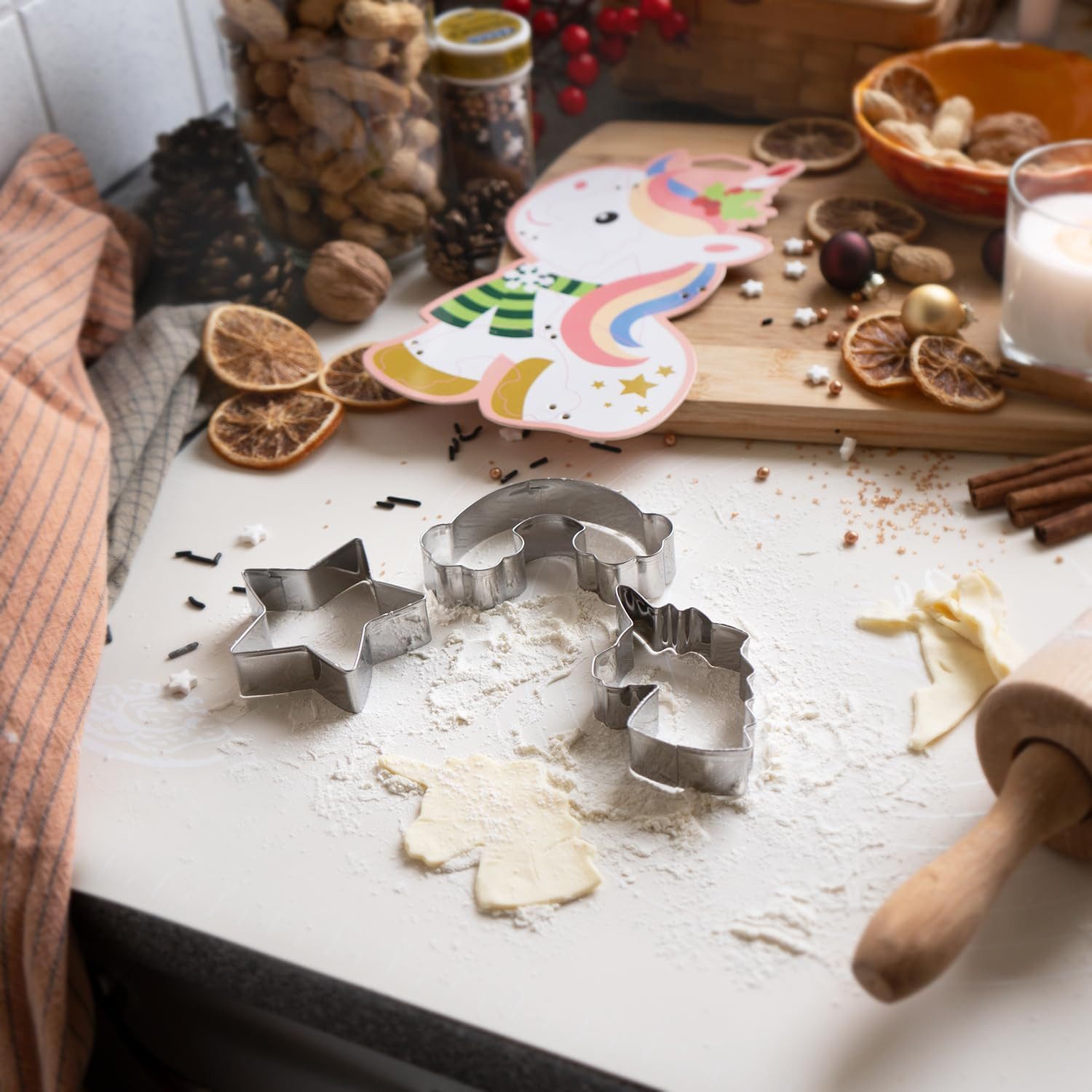 Sheepworld Ausstechform Sheepworld Ausstechformen Ausstecher-Set 3er Kinder Motiv Einhorn
