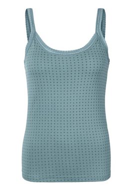 LASCANA Unterhemd (Packung, 2-St., 2er-Pack) aus elastischer Baumwolle, weiche Spitze, Spaghettiträger-Top