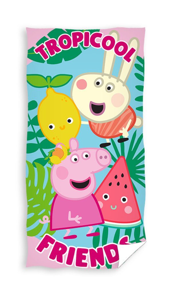 Strandtuch Peppa Pig Badetuch Handtuch Strandtuch 70 x 140 cm