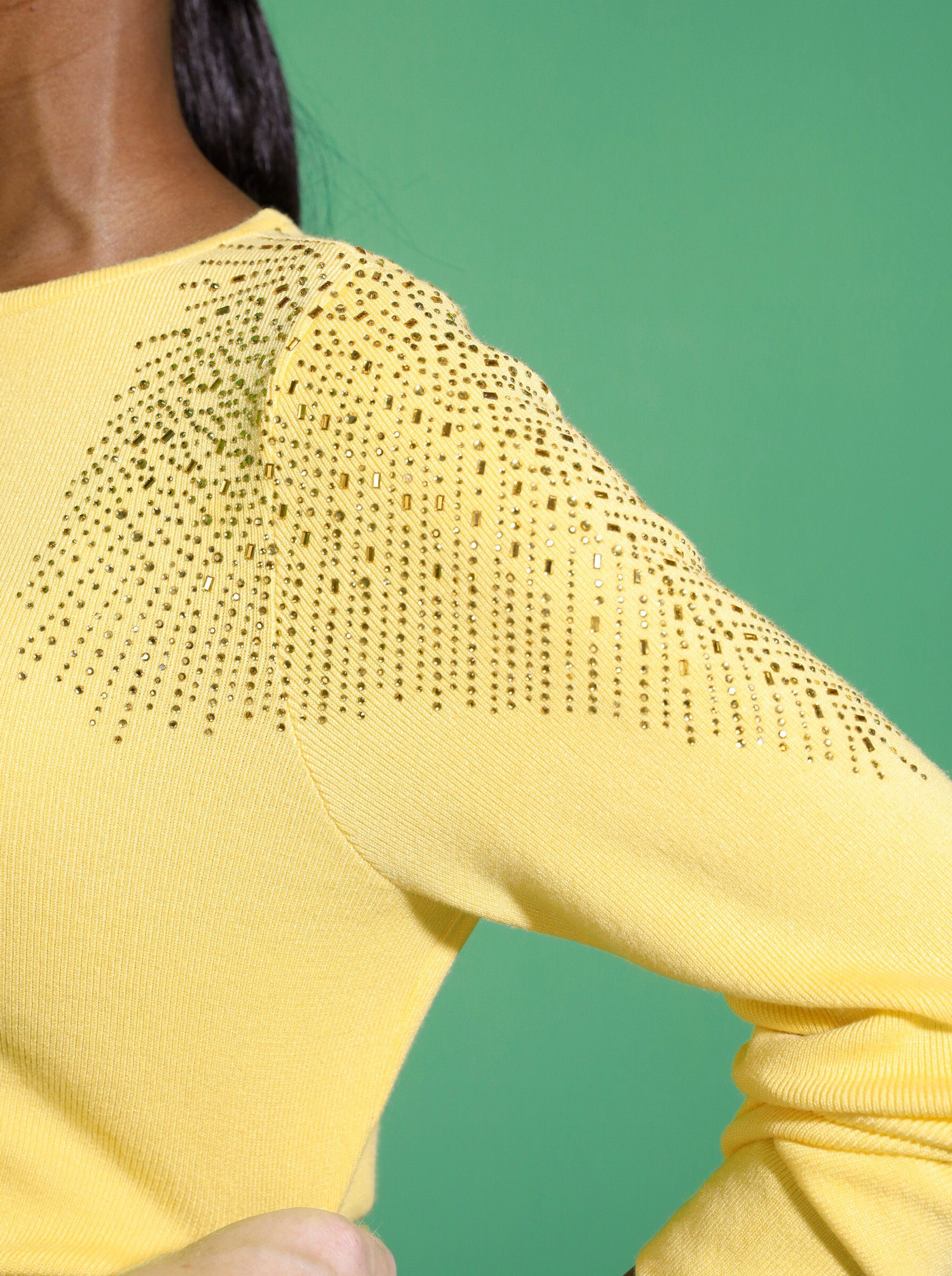 creation L Strickpullover Pullover Langarm