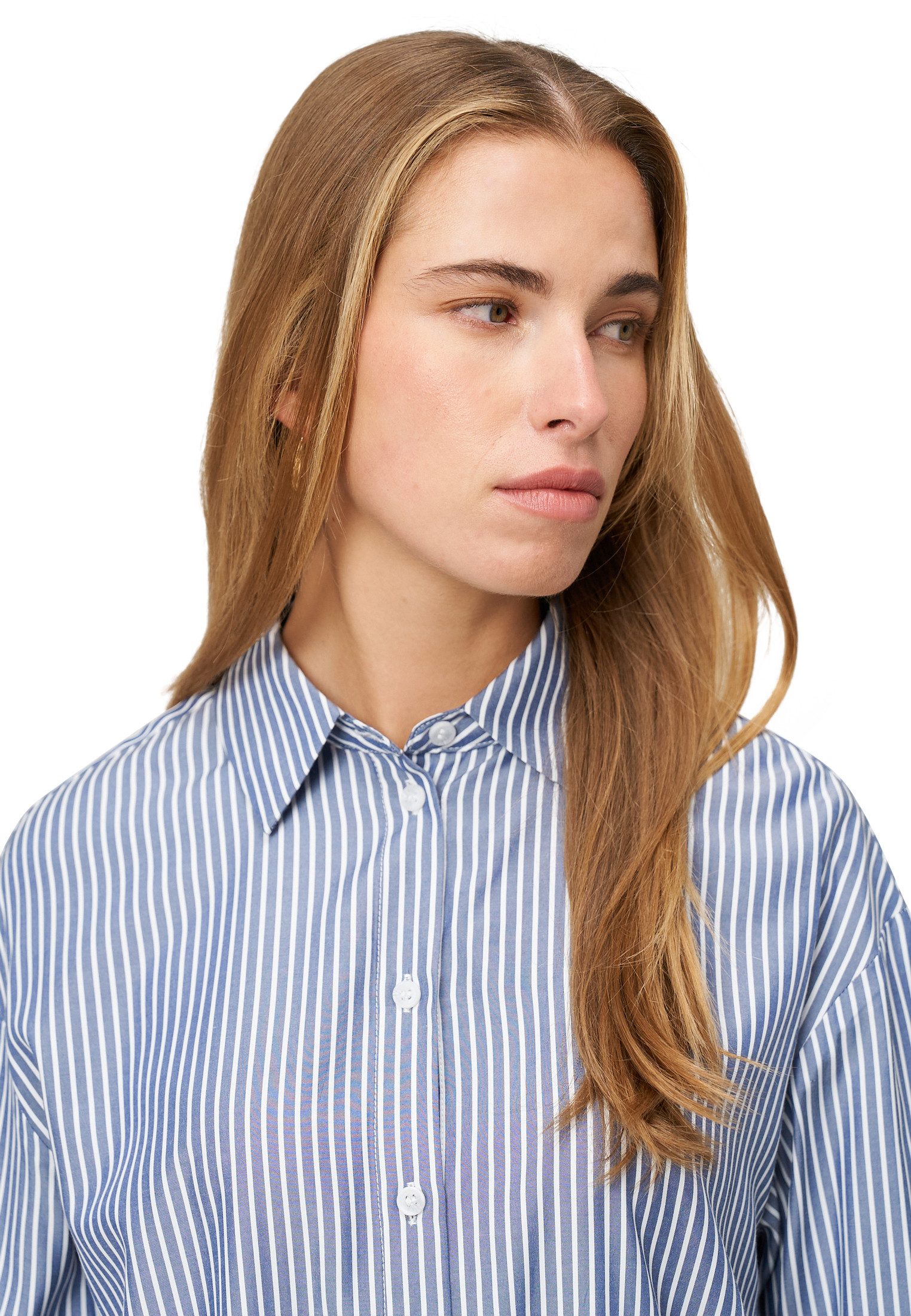 Zero Hemdbluse Damen mit Streifen