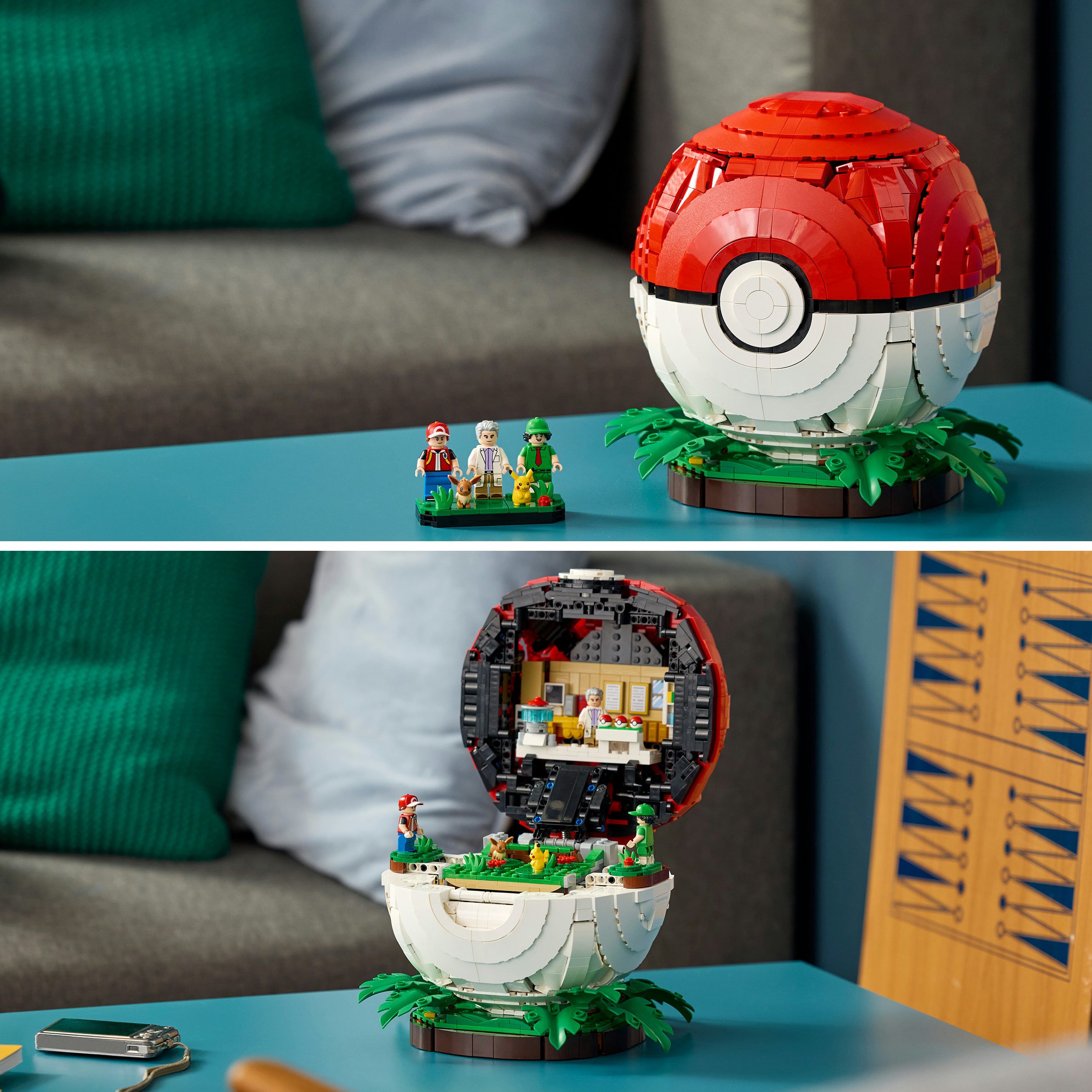 LEGO® Pokéball mit Beeindruckenden Trainermomenten (72154), LEGO Pokémon Konstruktionsspielsteine, (2386 St), Made in Europe – Bild 4 von 5