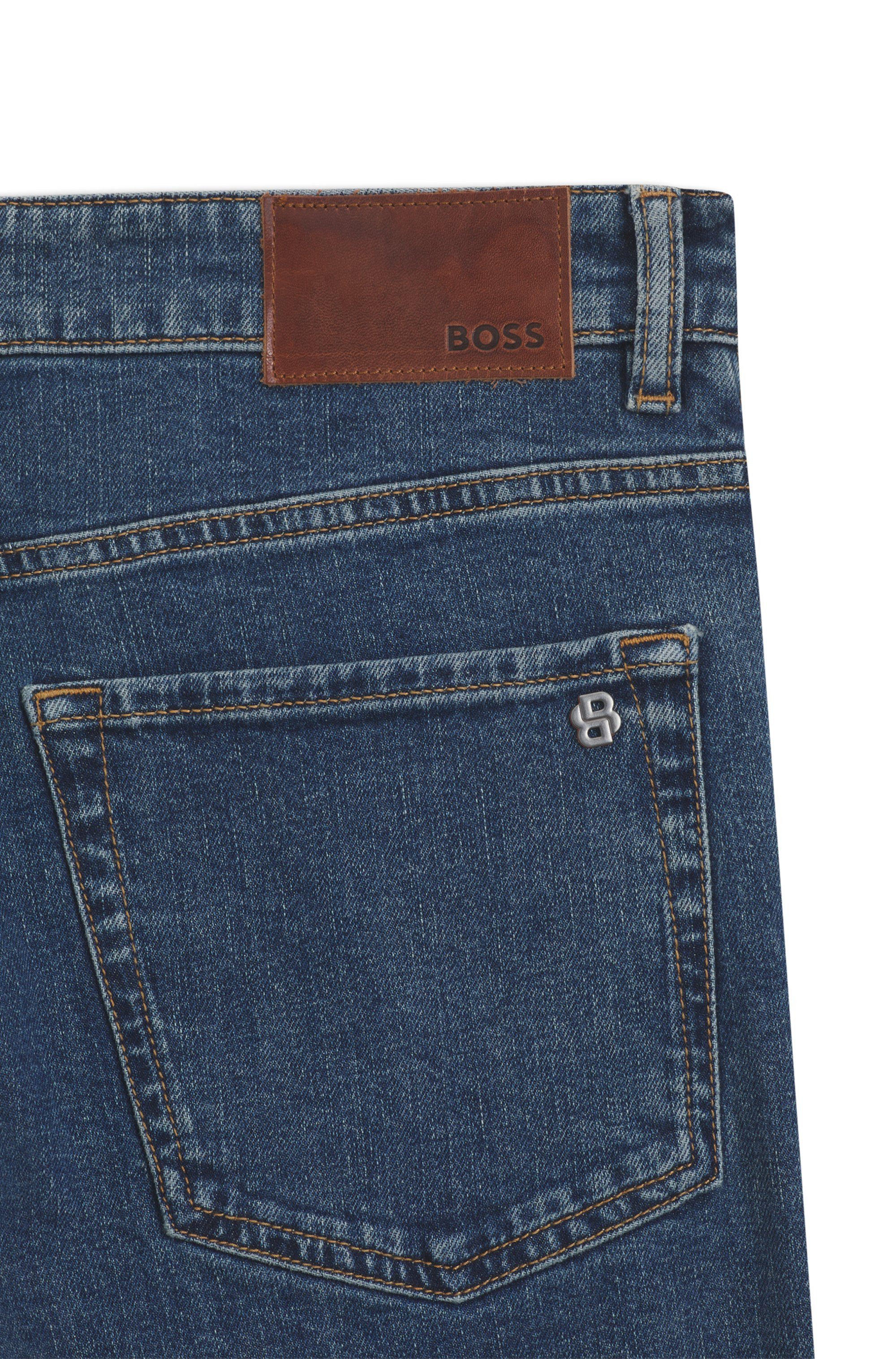 BOSS ORANGE Tapered-fit-Jeans Onyx Comfor Fit Denim Regular Tapered Fit, Stretch-Denim, Mittlere Bundhöhe – Bild 5 von 5