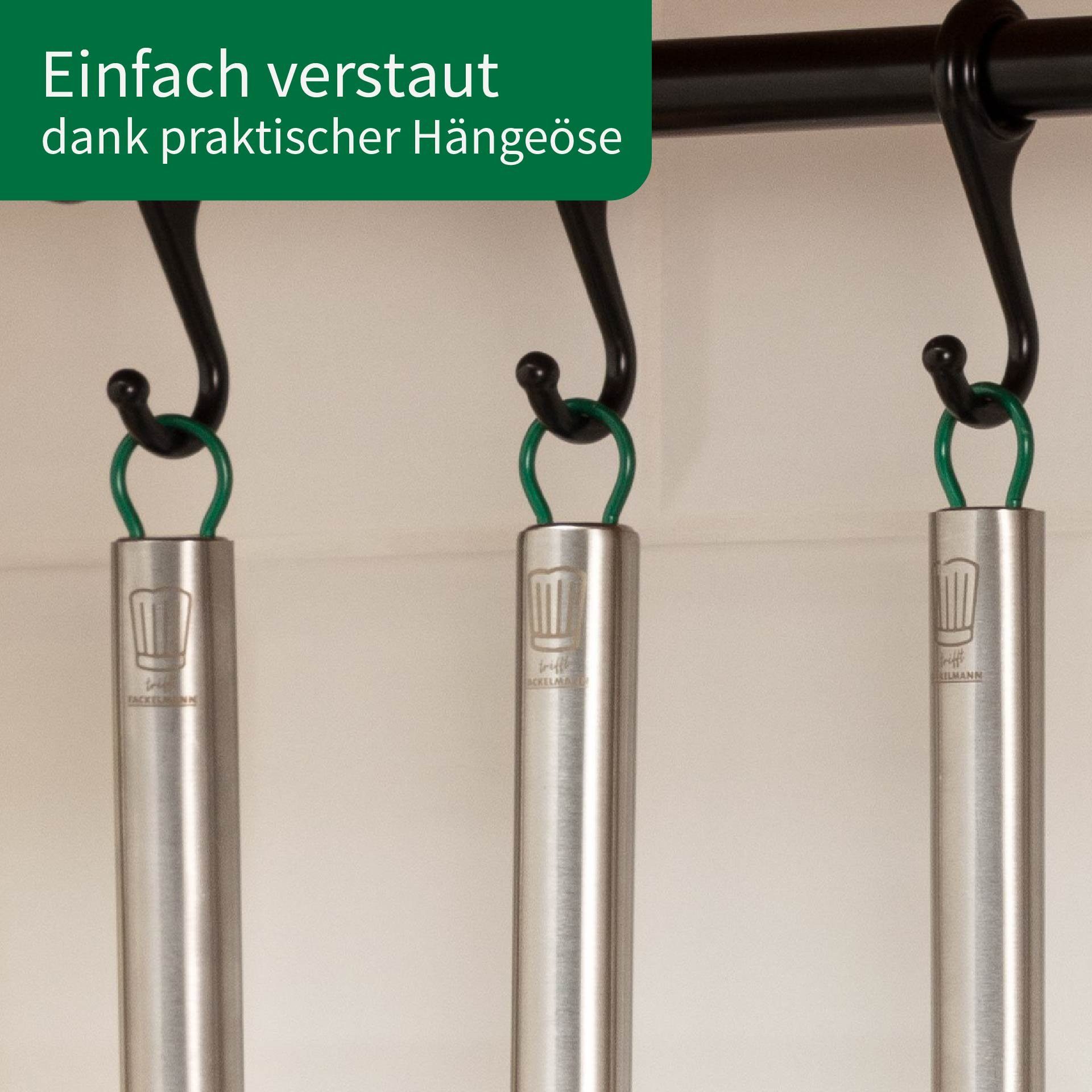 Chefkoch trifft Fackelmann Sparschäler Ziehschäler in hochwertiger Edelstahlausführung, 180x60mm