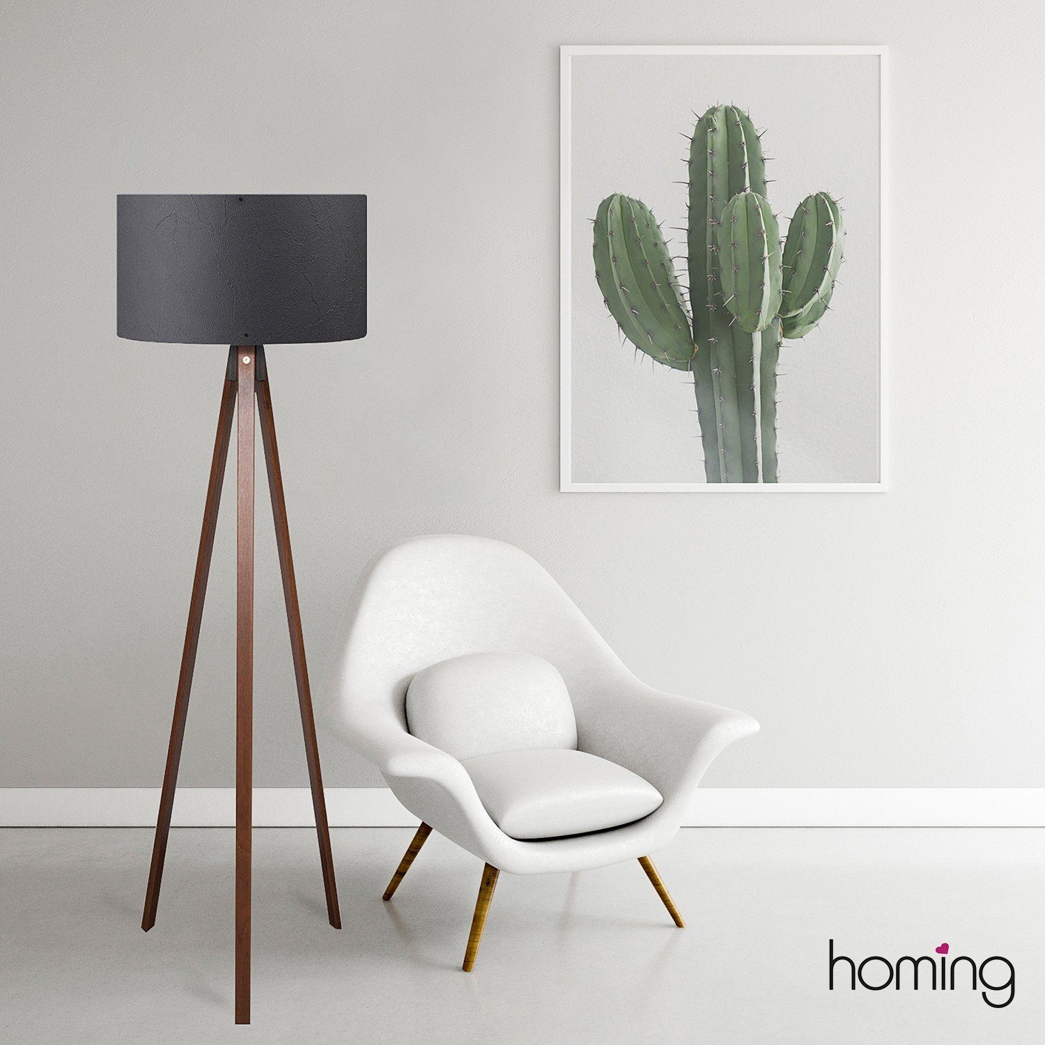 Opviq Stehlampe 100% MDF, 140 cm günstig online kaufen