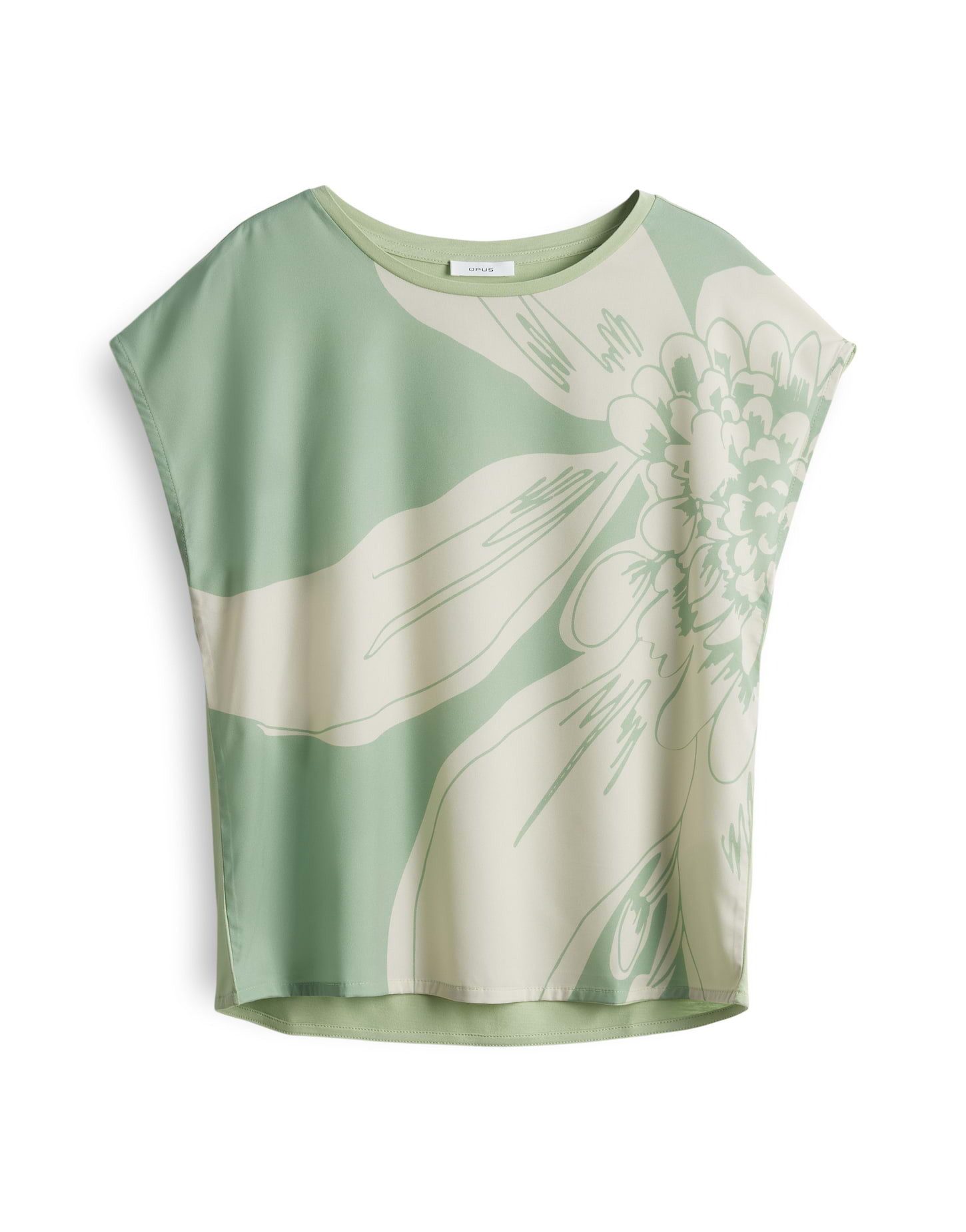 OPUS Print-Shirt SAMELIE PRINT Regular mit floraler Artwork günstig online kaufen