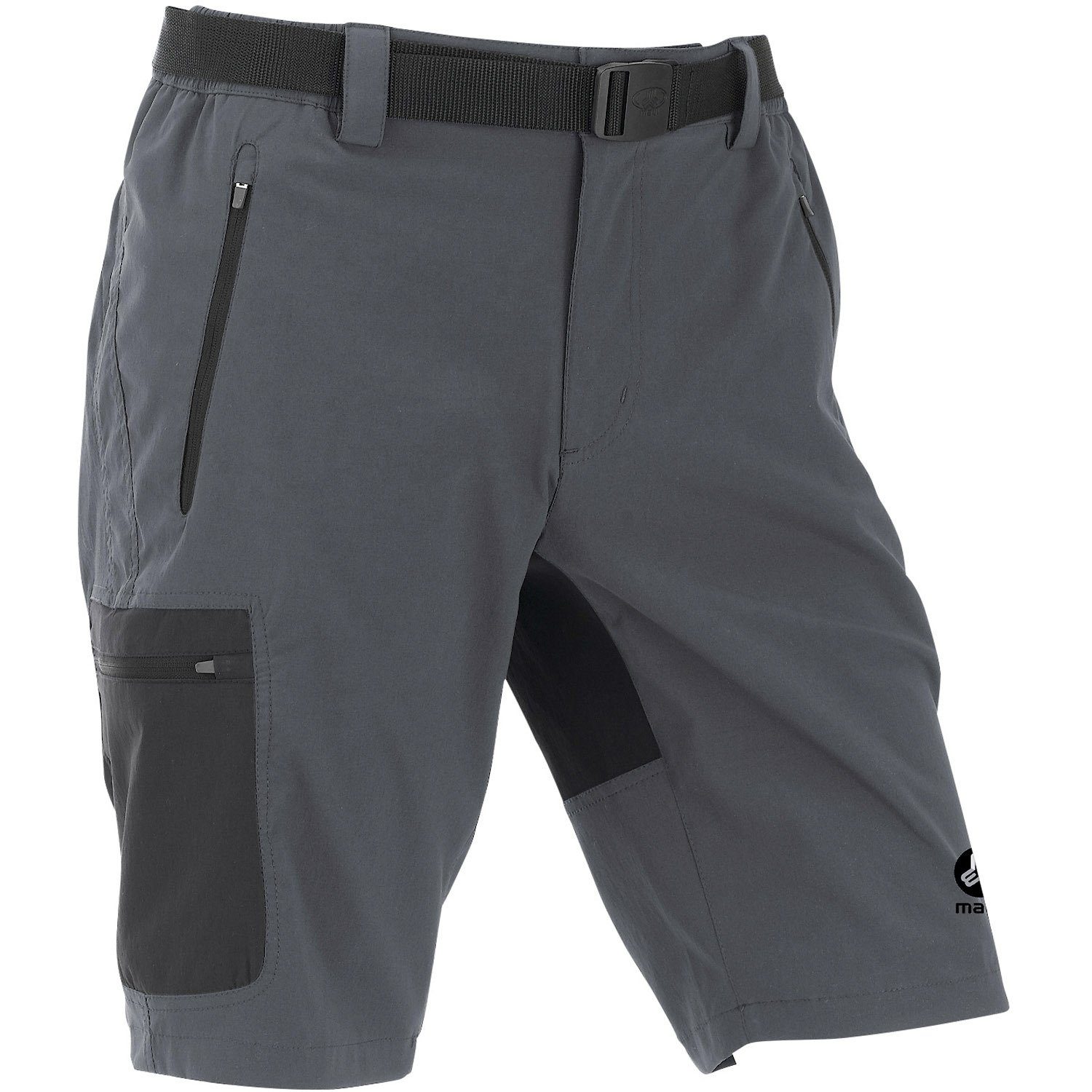 Maul Sport® Funktionsshorts Shorts Bermuda Doldenhorn II elastic Dunkelgrau