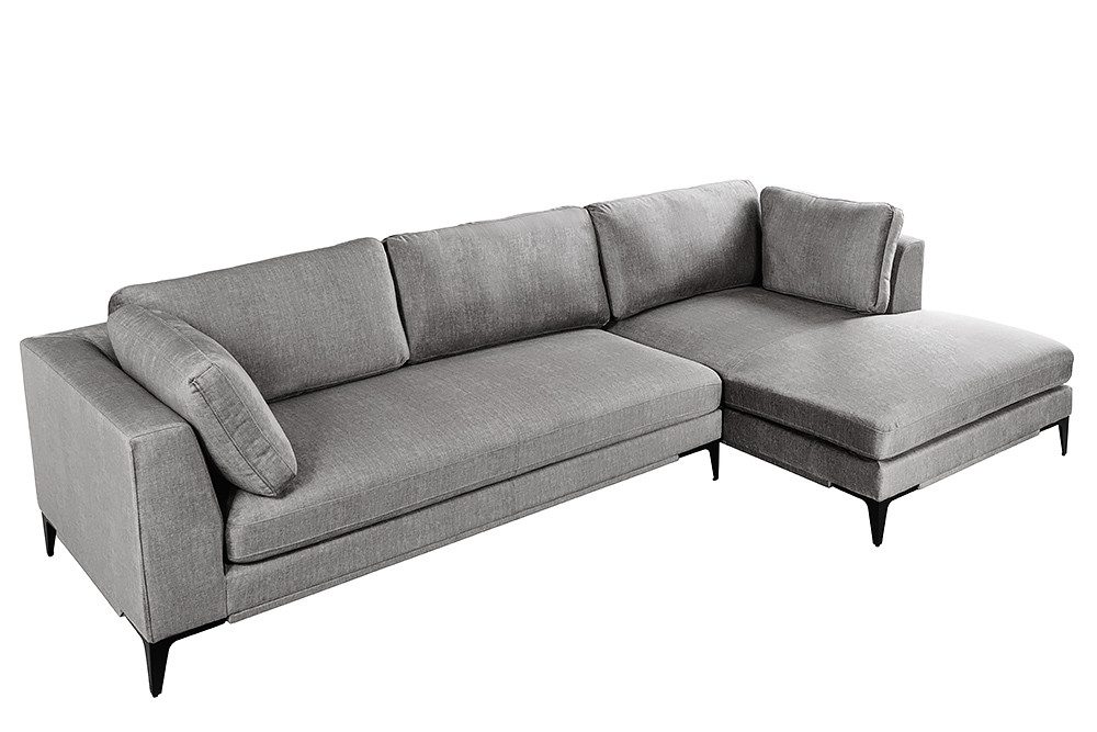 riess-ambiente Ecksofa SIGNUM 315cm grau · günstig online kaufen