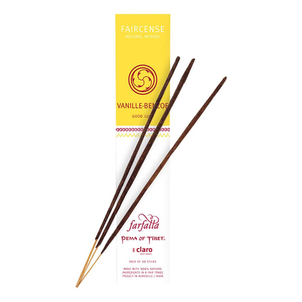 Farfalla Essentials AG Räucherstäbchen-Halter Räucherstäbchen - Vanille/Benzoe 10Stk