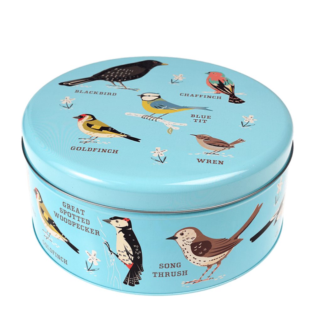 Rex London Keksdose Garden Birds, Metall, (rund, 1-tlg., mit Deckel), ca. Ø 24 x 10,5 cm