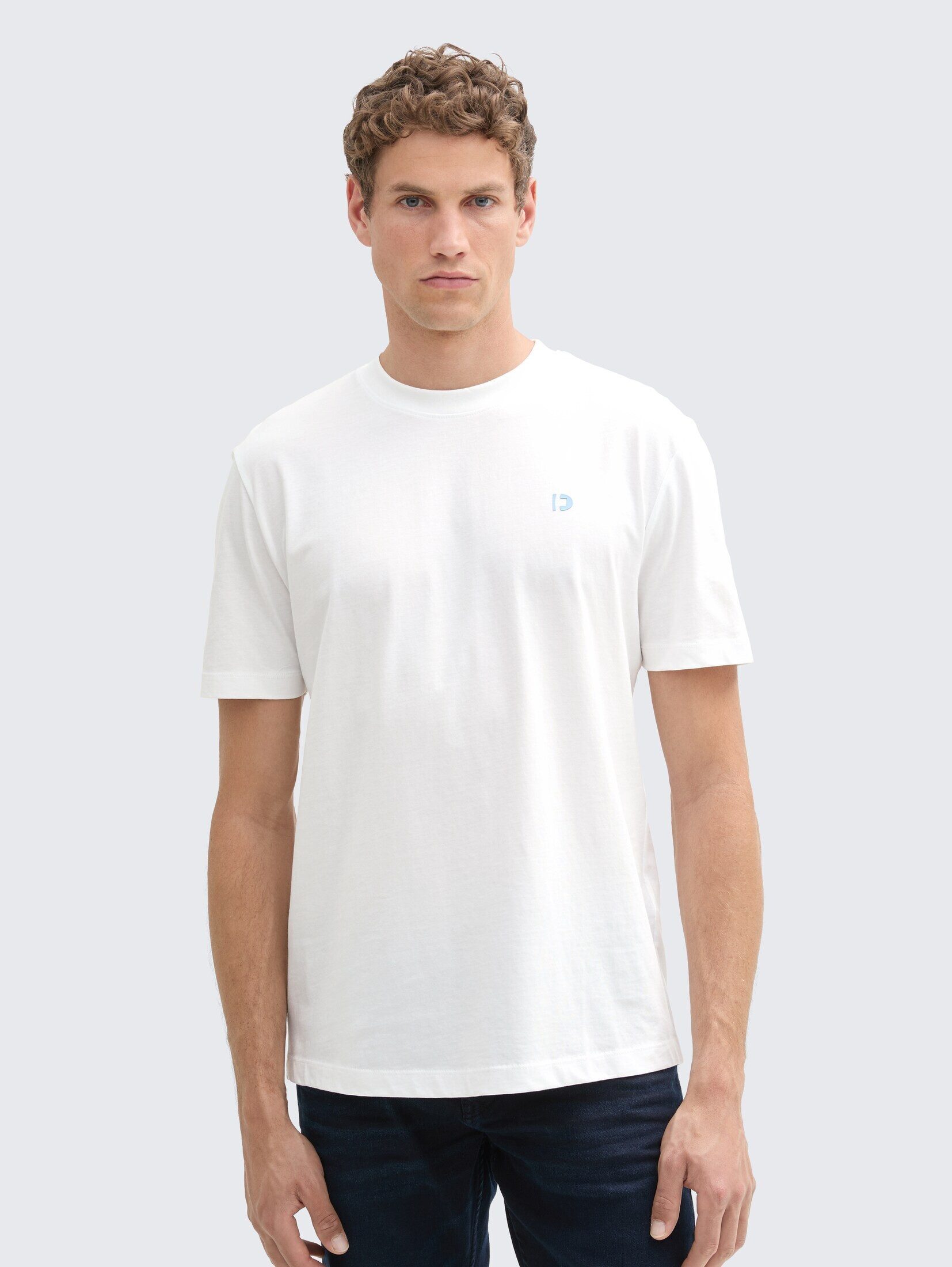 TOM TAILOR Denim T-Shirt Basic T-Shirt günstig online kaufen