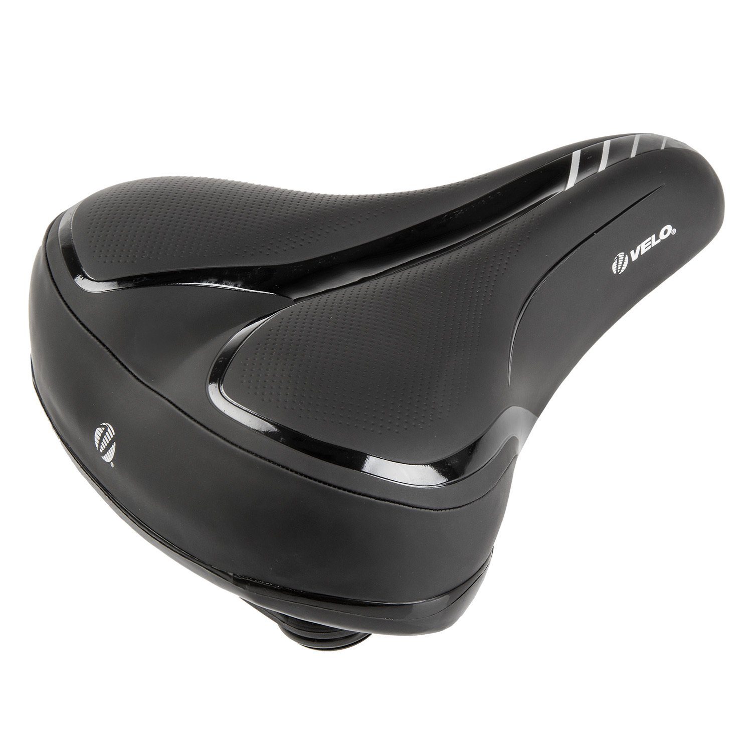Fahrradsattel „Velo-Fit Townie“, Größe XL, Schwarz, 719 g, 263 x