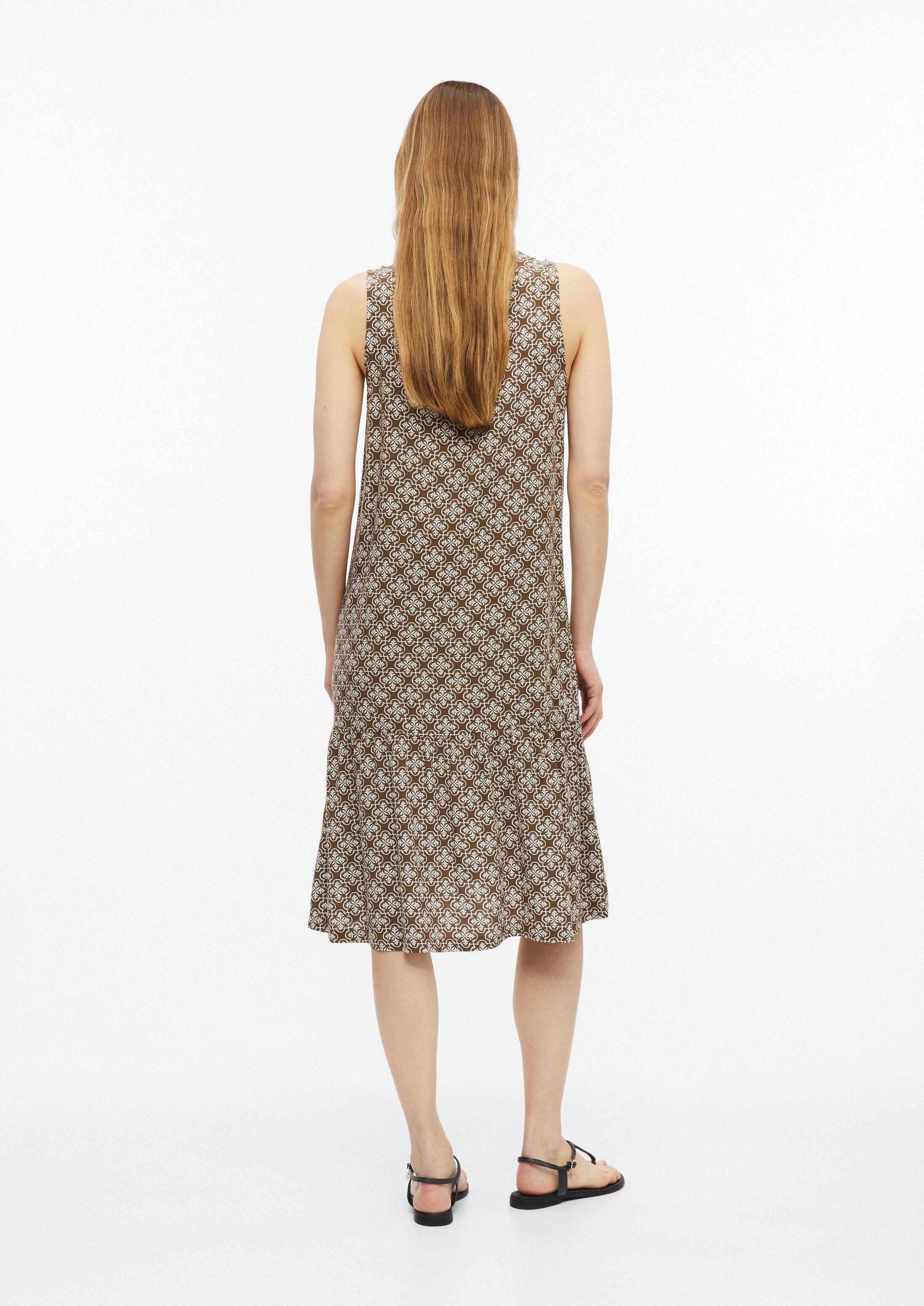 s.Oliver Midikleid Kleid Stufenkleid aus Viskose