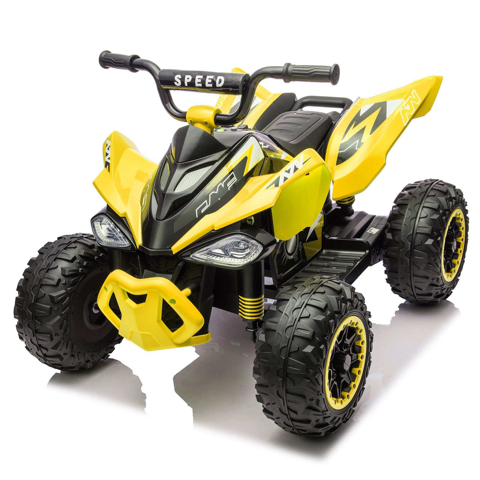 LALAHO Elektro-Kinderquad Kinder Quad Elektro, Elektro-Kinderquad, 12V, langsamer Start, Musik, LED, 12Vlangsamer Start,35WInklusive Akku und Ladegerät
