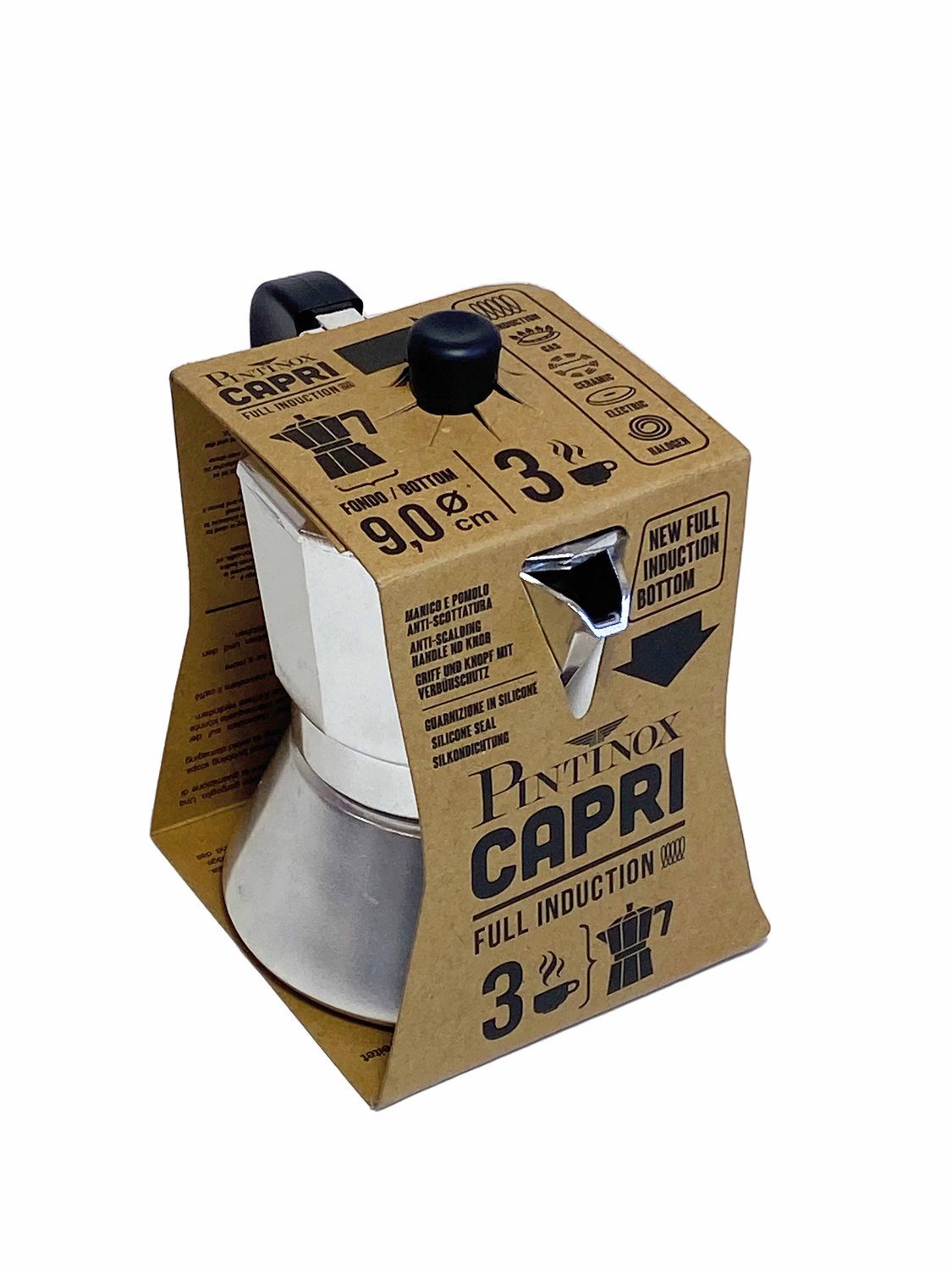 PINTINOX Espressokocher, induktionsgeeignet