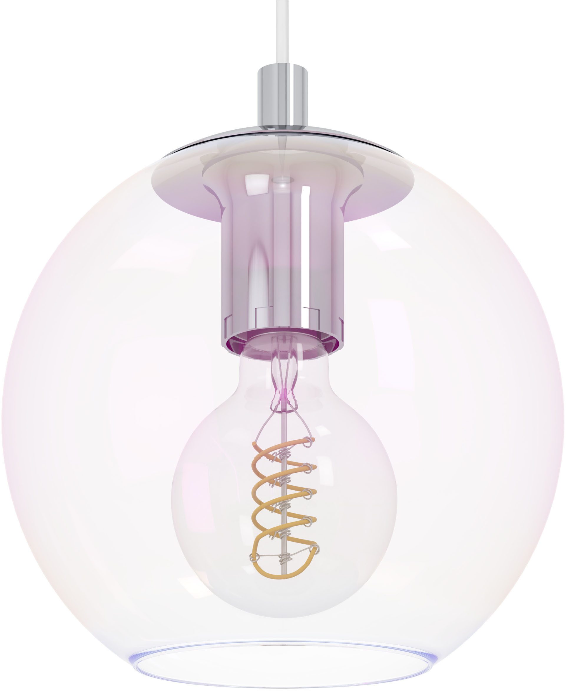 EGLO Hängeleuchte ARISCANI 2 Pendellampe - Stahl - E27 - 10X60W - IP20, ohne Leuchtmittel, HHängelampe, Deckenlampe, Wohnzimmer, Esszimmer, 110 x Ø64,5 cm