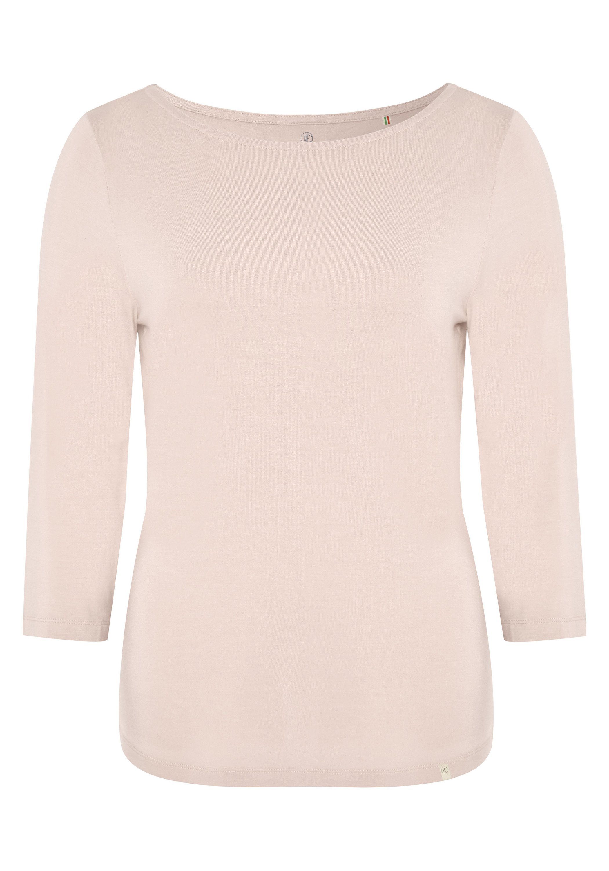 Detto Fatto Langarmshirt mit weitem Ausschnitt günstig online kaufen